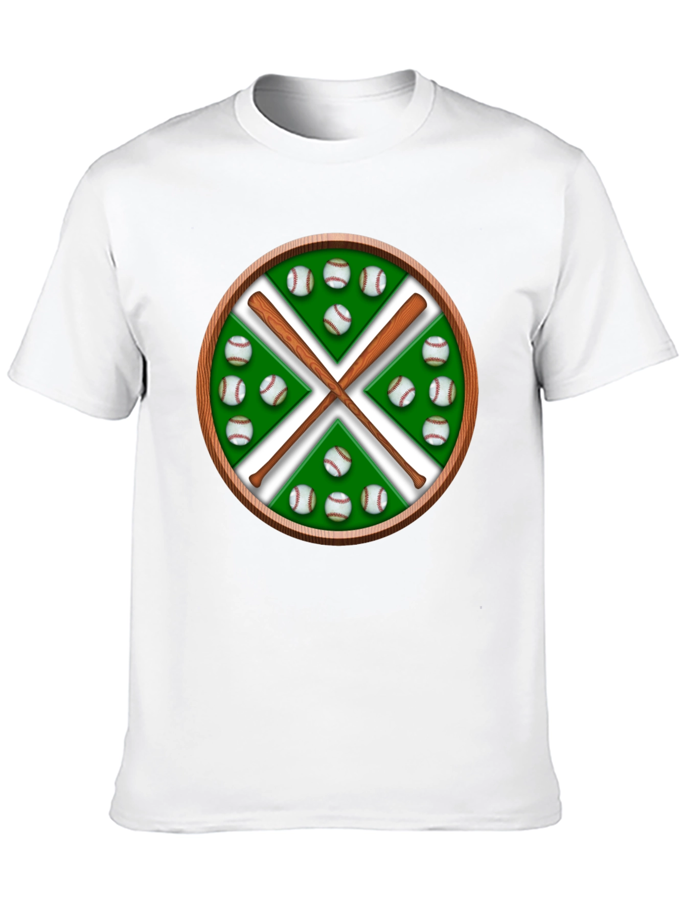 Baseball Bats & Balls Graphic Tee
