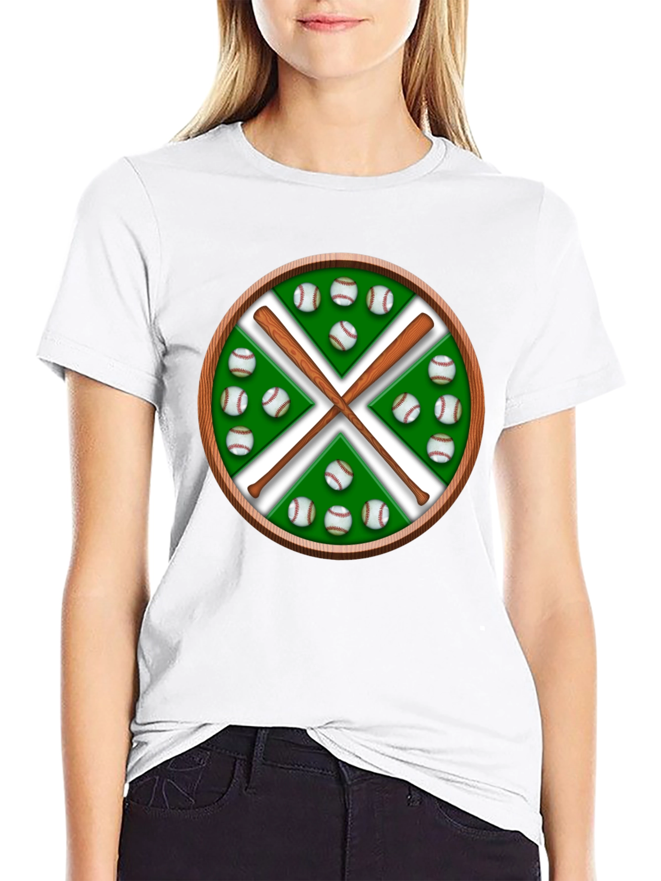 Baseball Bats & Balls Graphic Tee