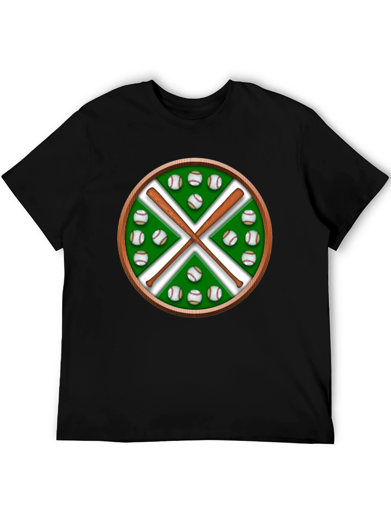 Baseball Bats & Balls Graphic Tee