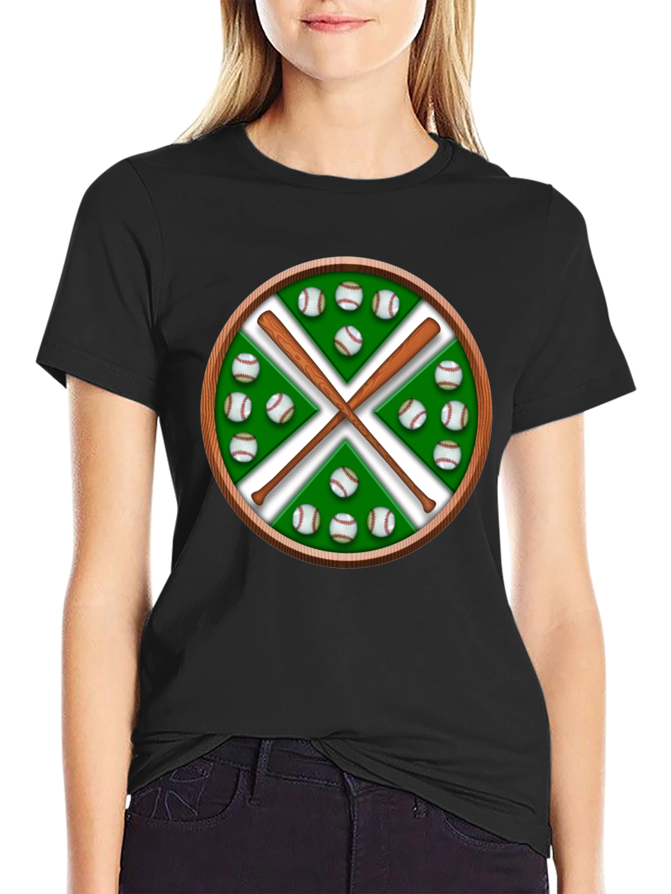 Baseball Bats & Balls Graphic Tee
