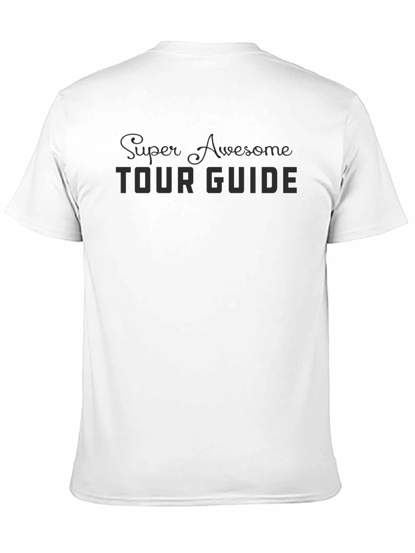 Awesome Tour Guide Black T-Shirt