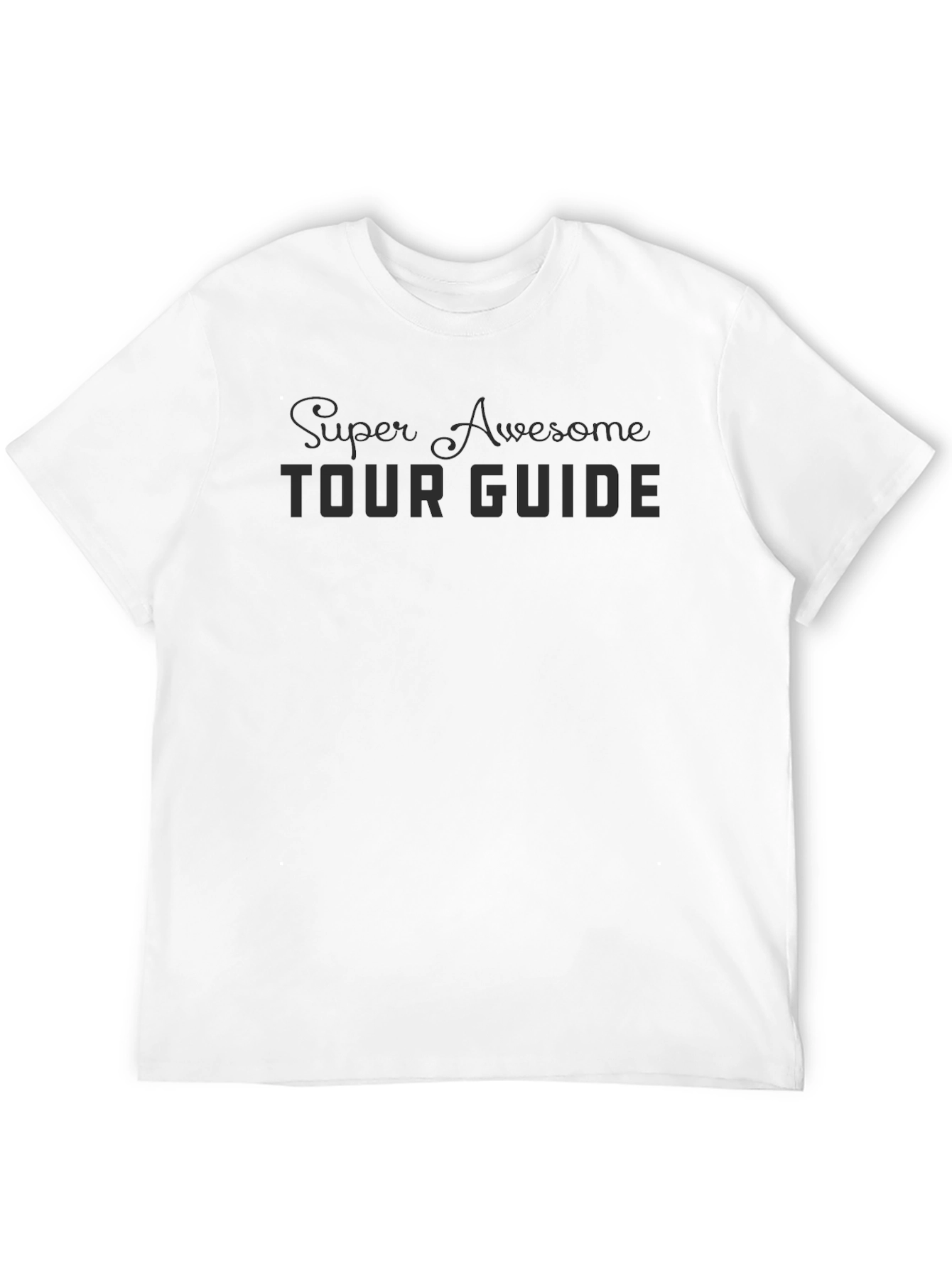 Awesome Tour Guide Black T-Shirt