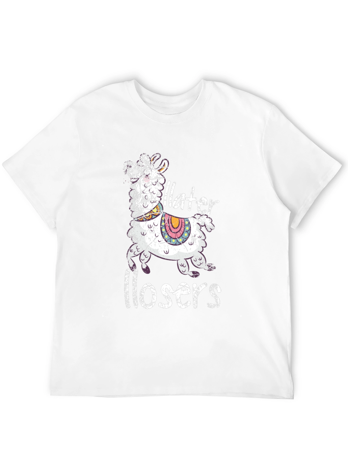 Later Losers Llama Graphic T-Shirt - Black