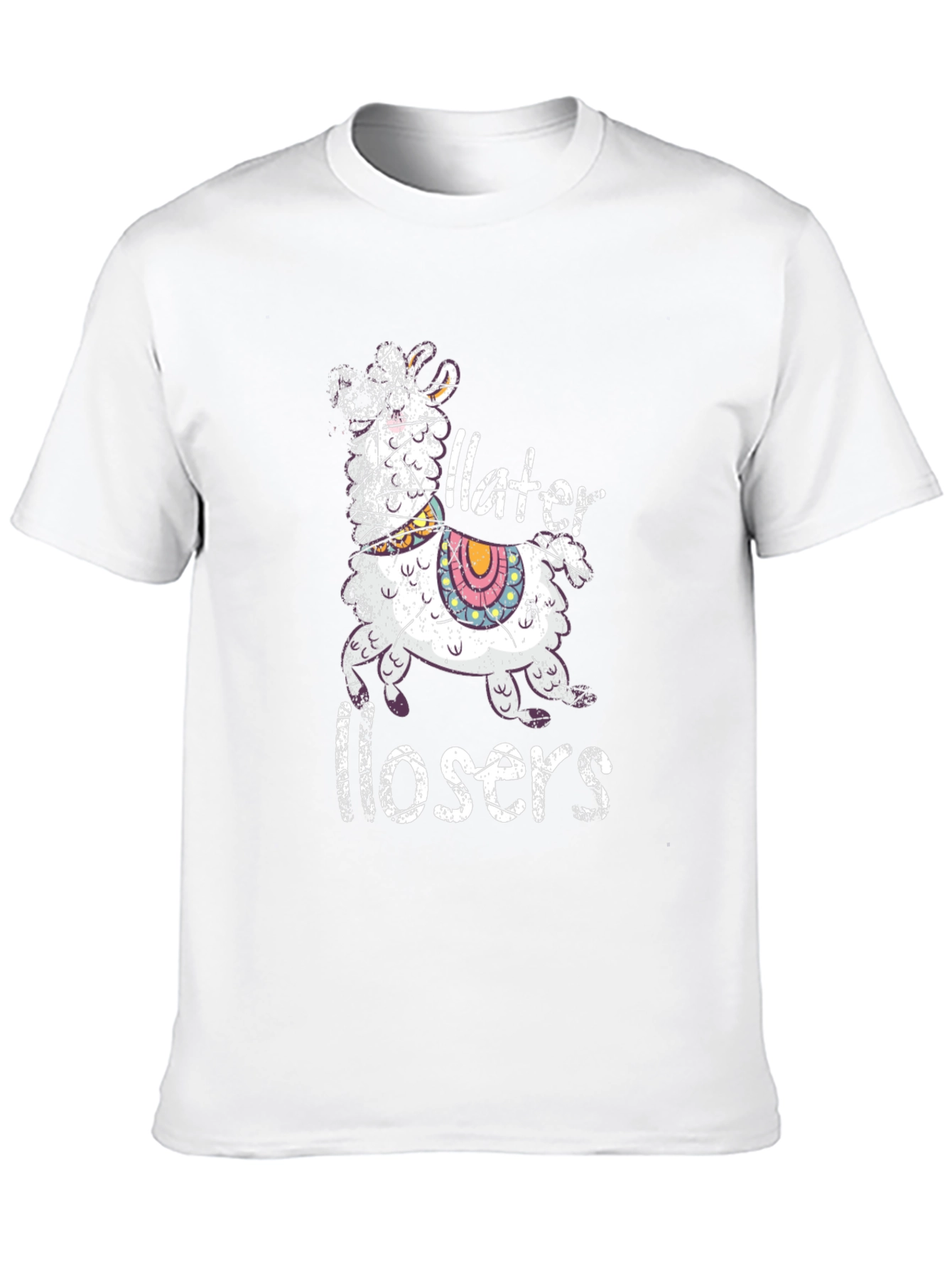 Later Losers Llama Graphic T-Shirt - Black