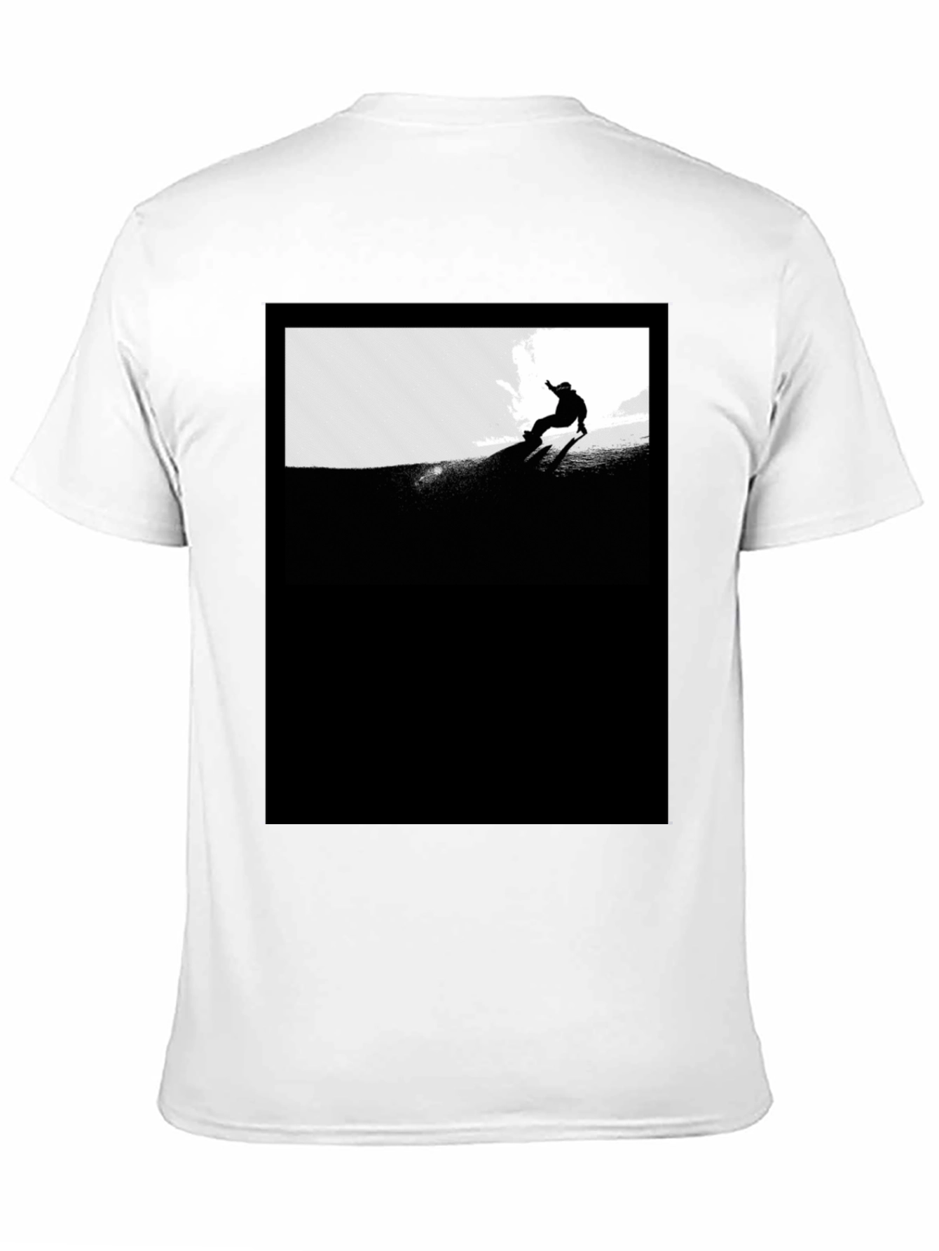 Black Snowboarder Graphic Tee - Stylish Unisex Fit