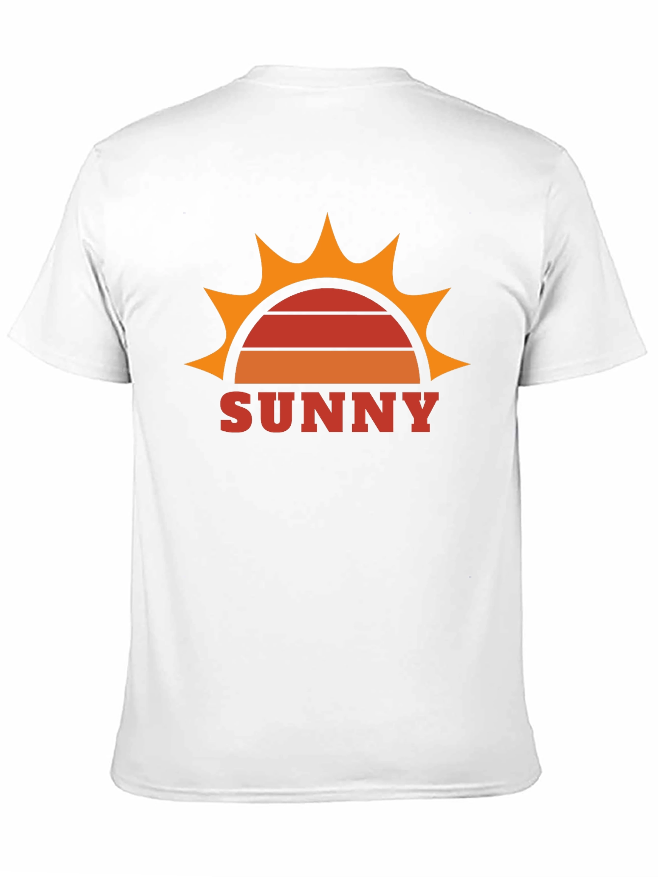 Retro Sunny Graphic Tee - Black