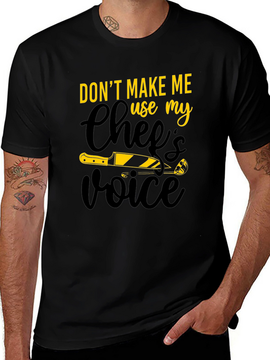 Chefs Voice Graphic Tee - Funny Kitchen T-Shirt