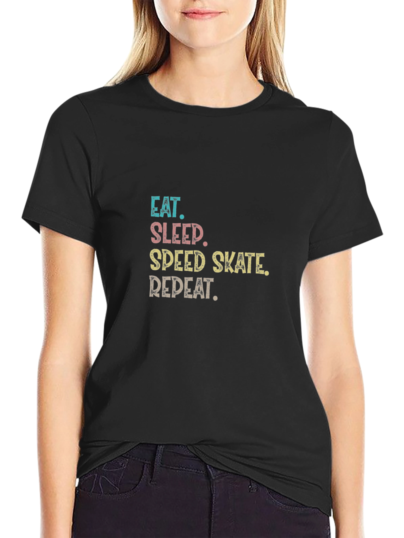 Eat Sleep Speed Skate Repeat T-Shirt