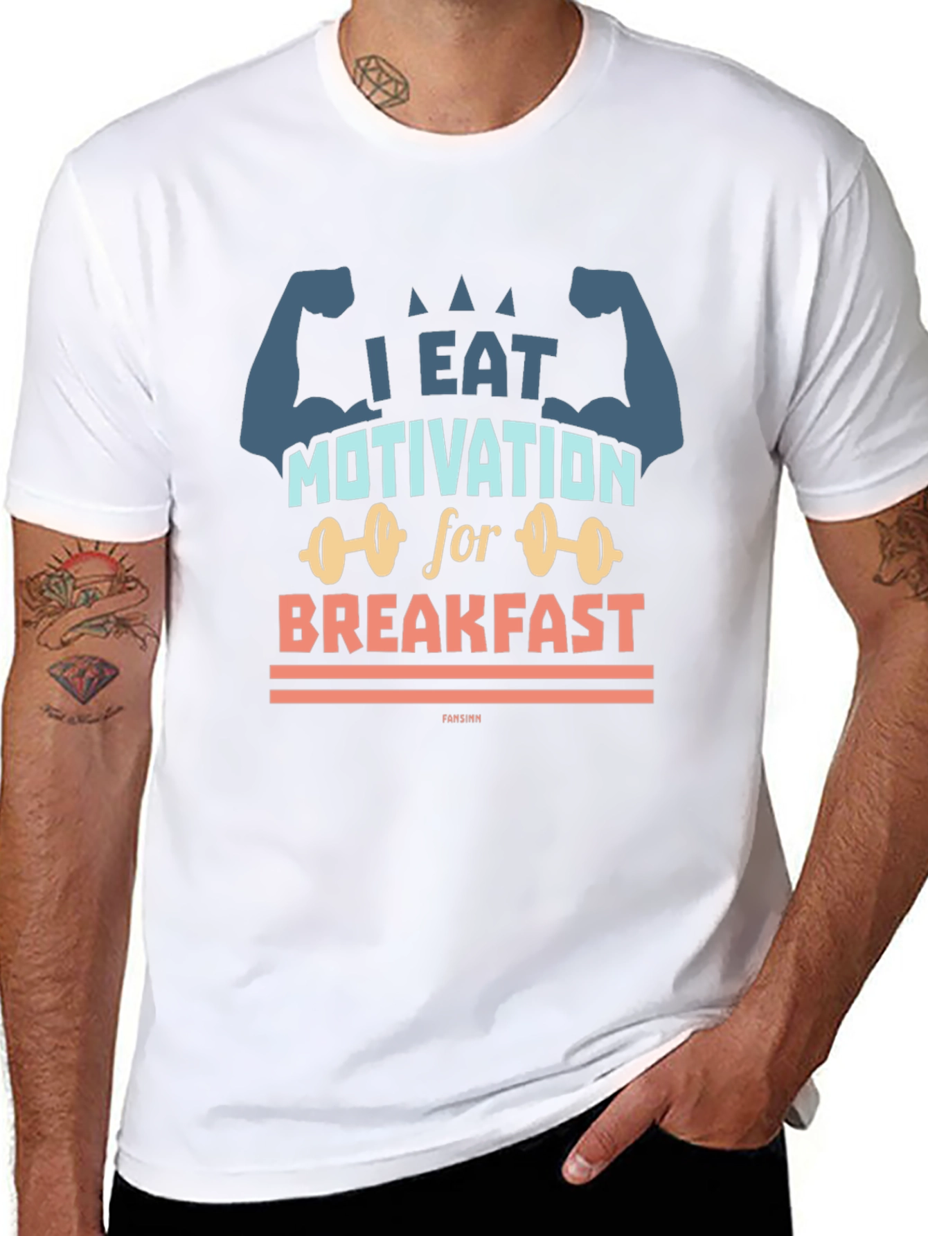 I Eat Motivation for Breakfast Graphic Tee
