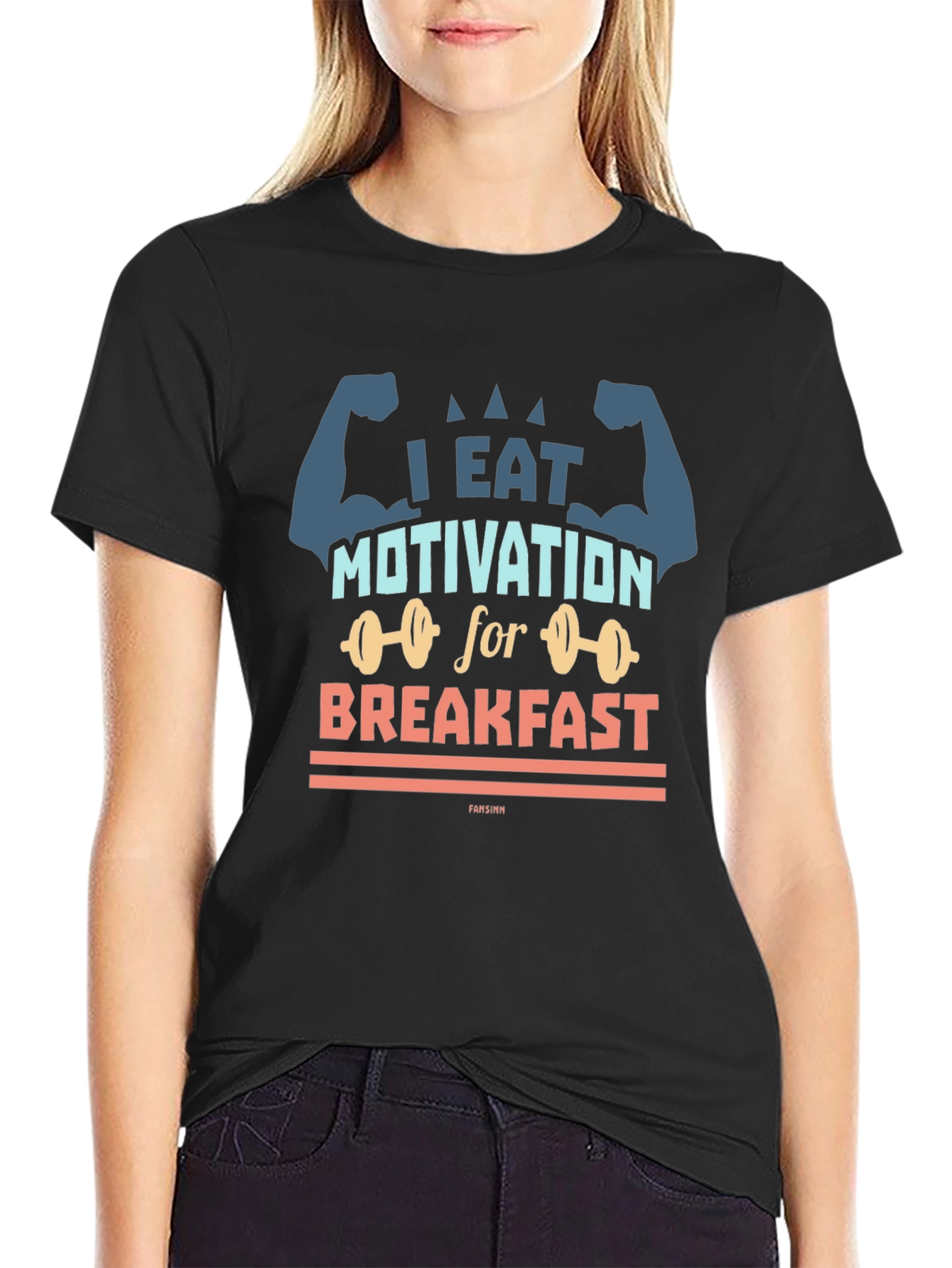 I Eat Motivation for Breakfast Graphic Tee