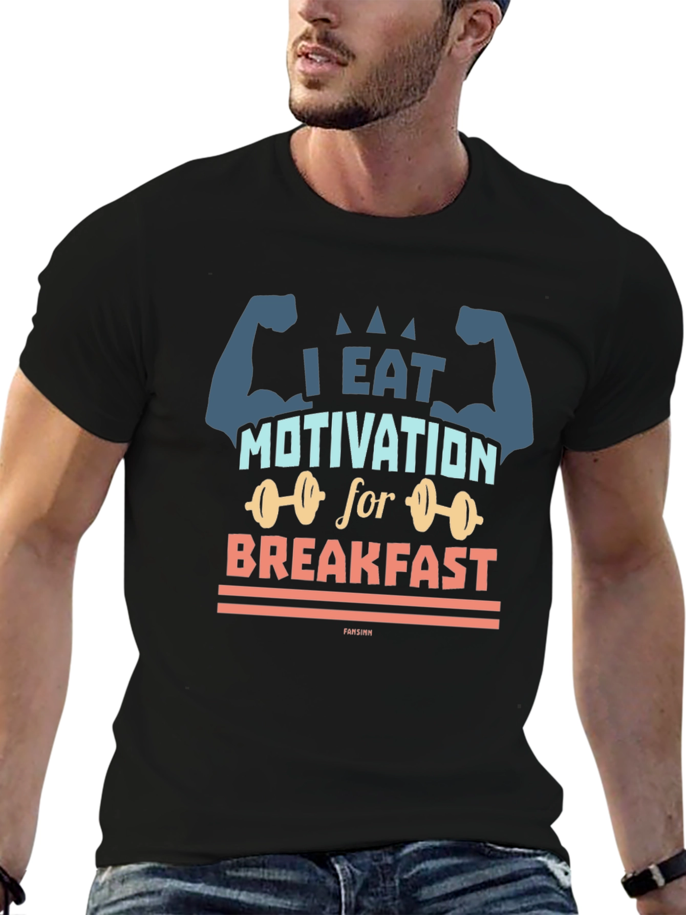 I Eat Motivation for Breakfast Graphic Tee
