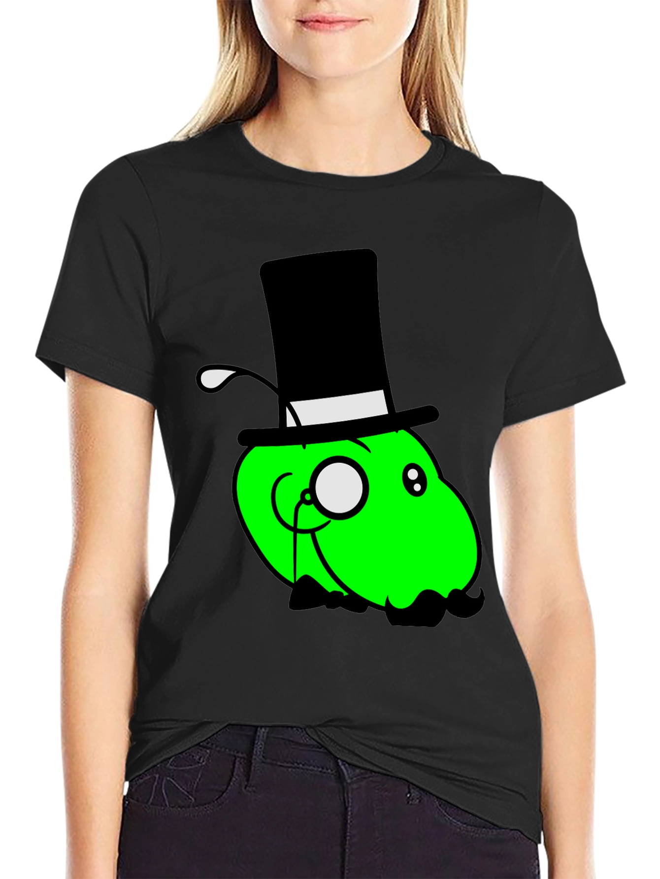 Cartoon Gentleman Graphic Tee