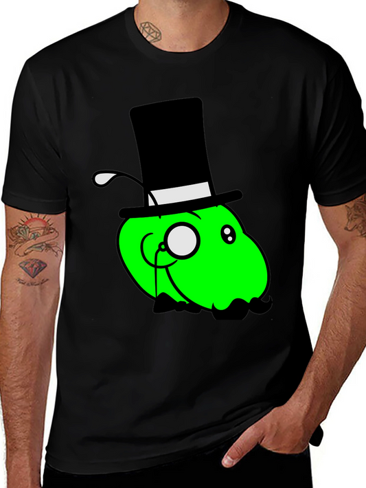 Cartoon Gentleman Graphic Tee