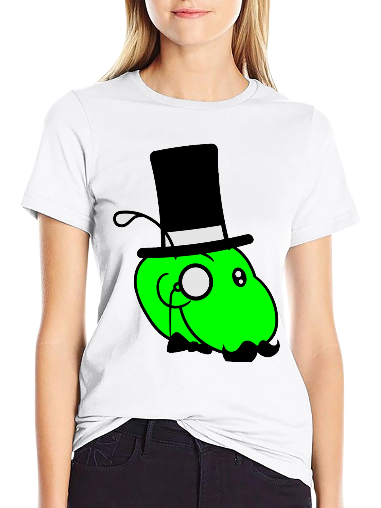 Cartoon Gentleman Graphic Tee