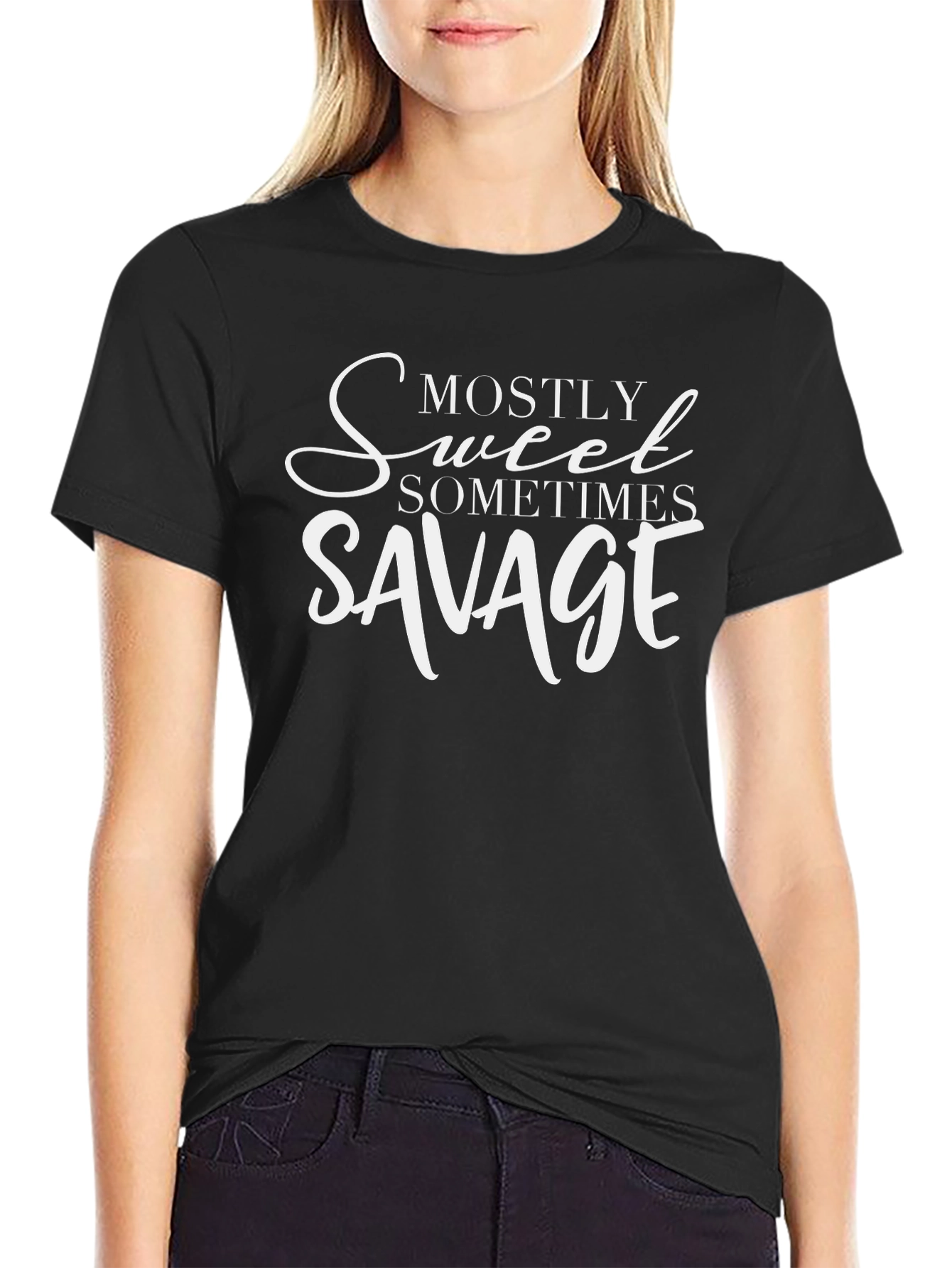 Mostly Sweet Sometimes Savage Graphic Tee