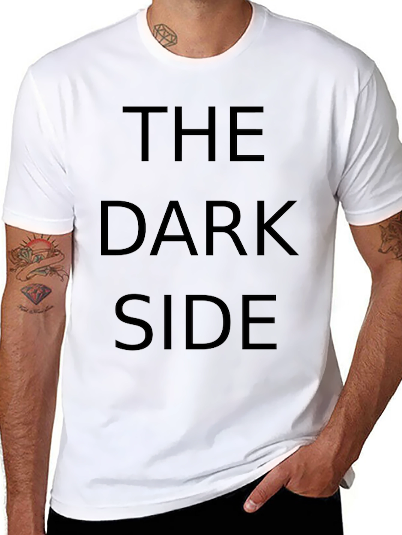 The Dark Side Graphic Black T-Shirt
