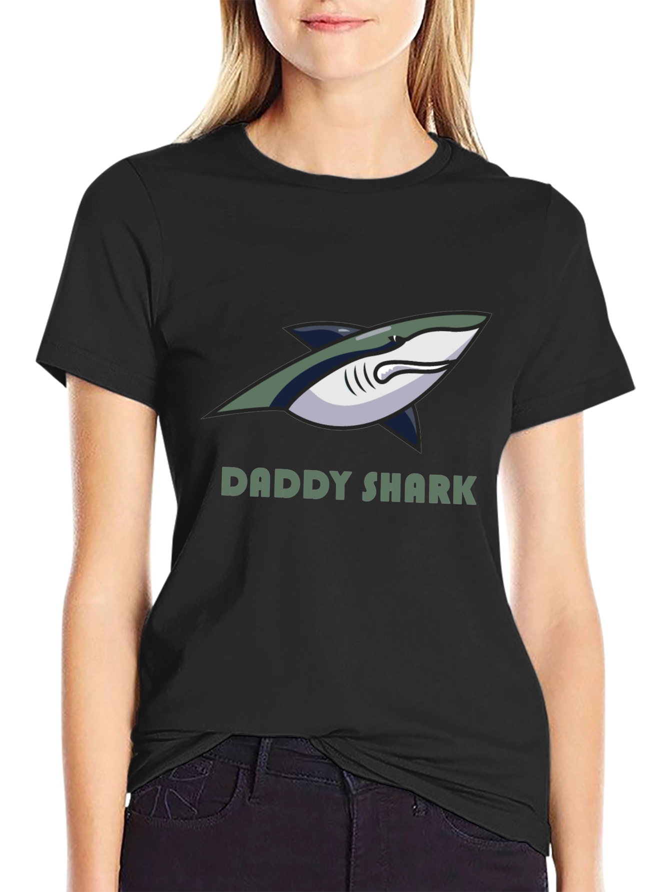 Daddy Shark Graphic Tee - Fun Family Shirt