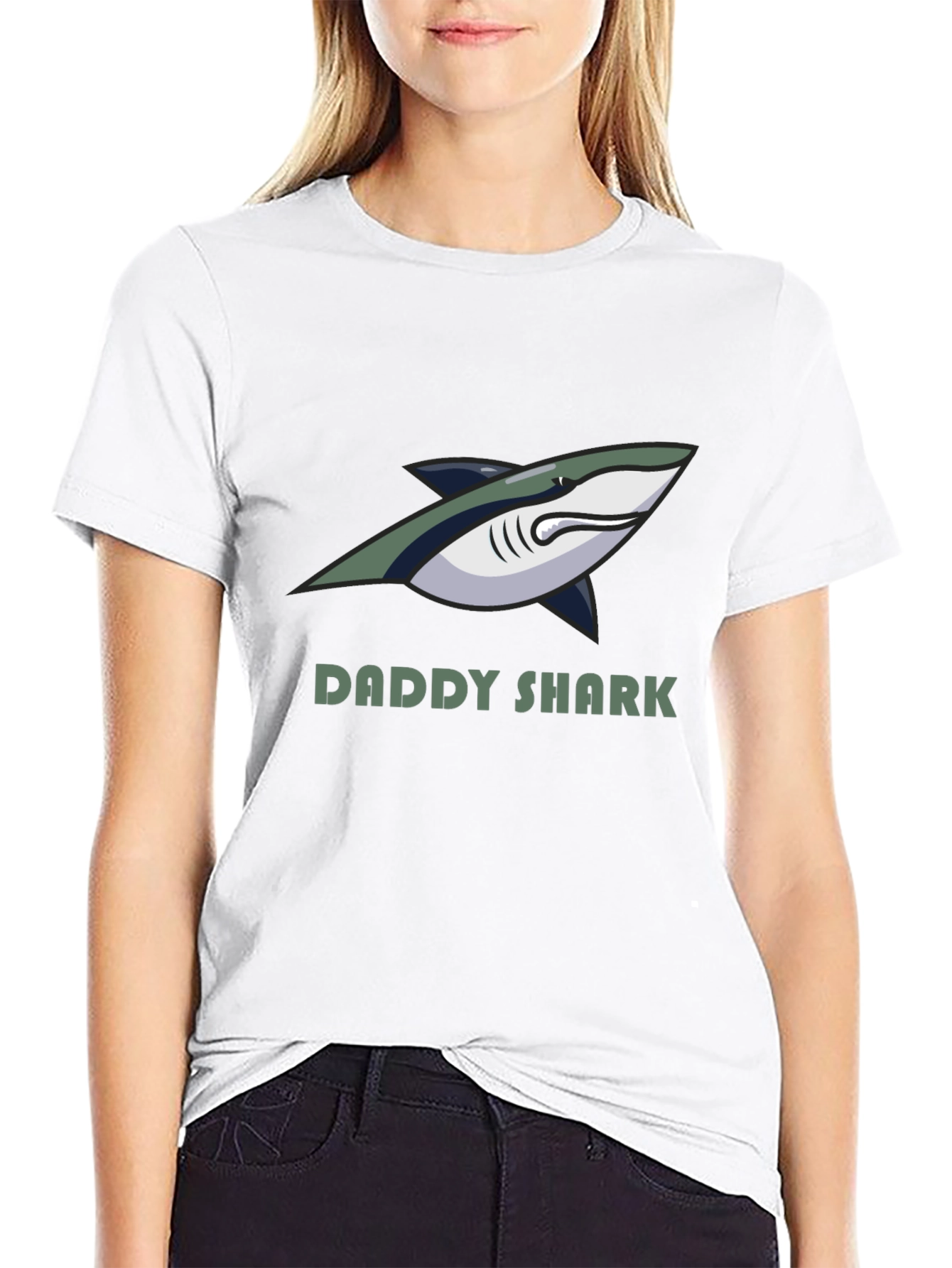 Daddy Shark Graphic Tee - Fun Family Shirt