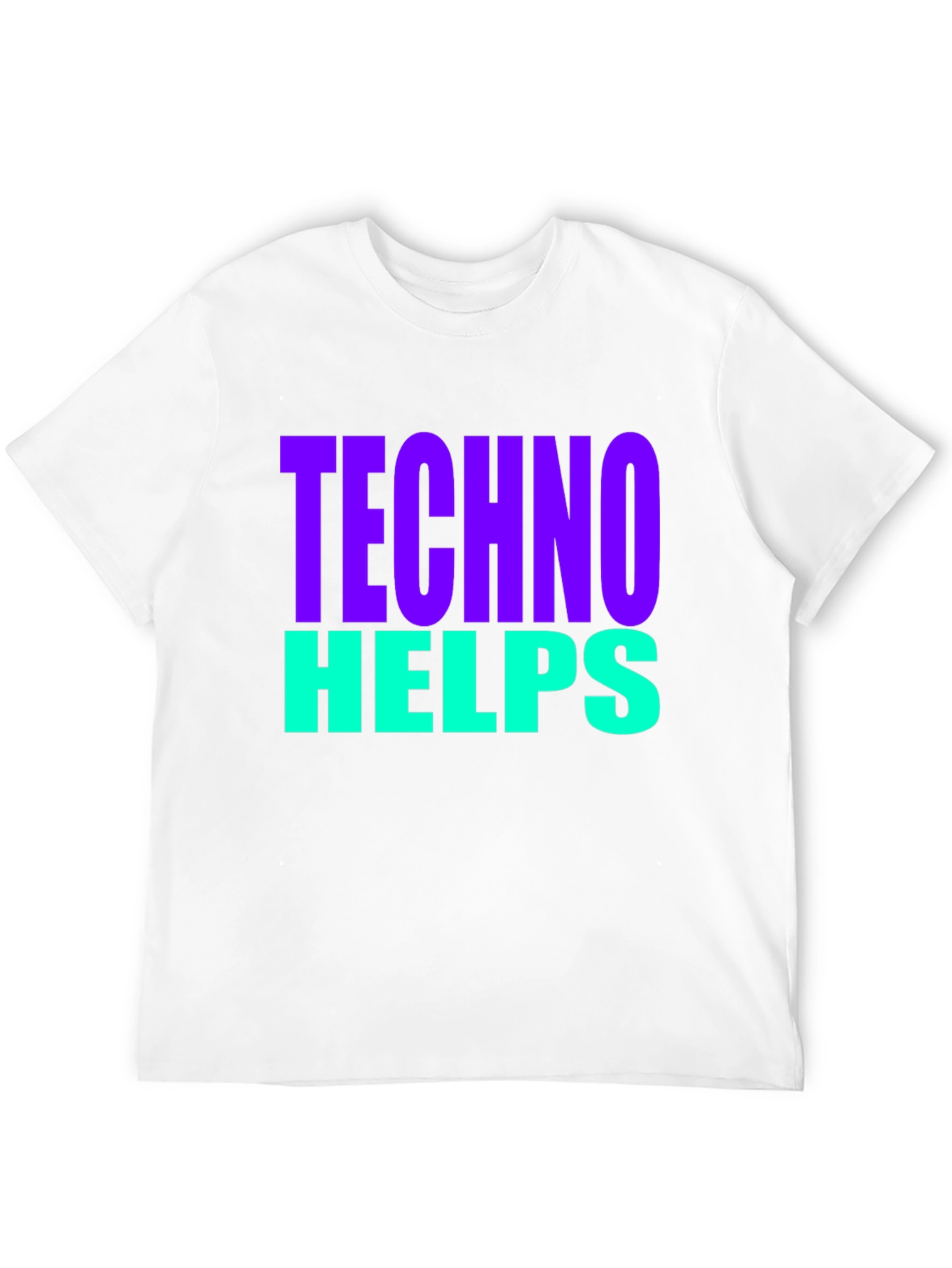 Techno Helps T-Shirt - Bold Graphic Tee