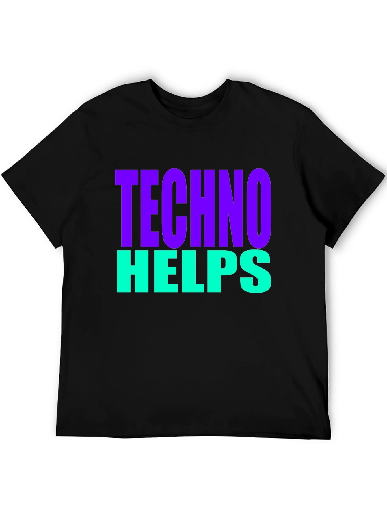 Techno Helps T-Shirt - Bold Graphic Tee