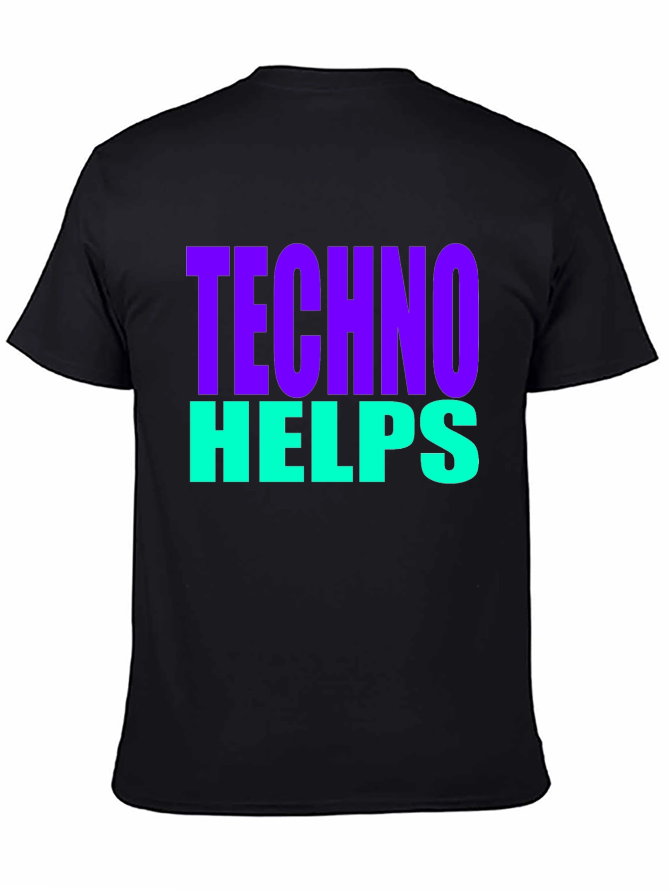 Techno Helps T-Shirt - Bold Graphic Tee