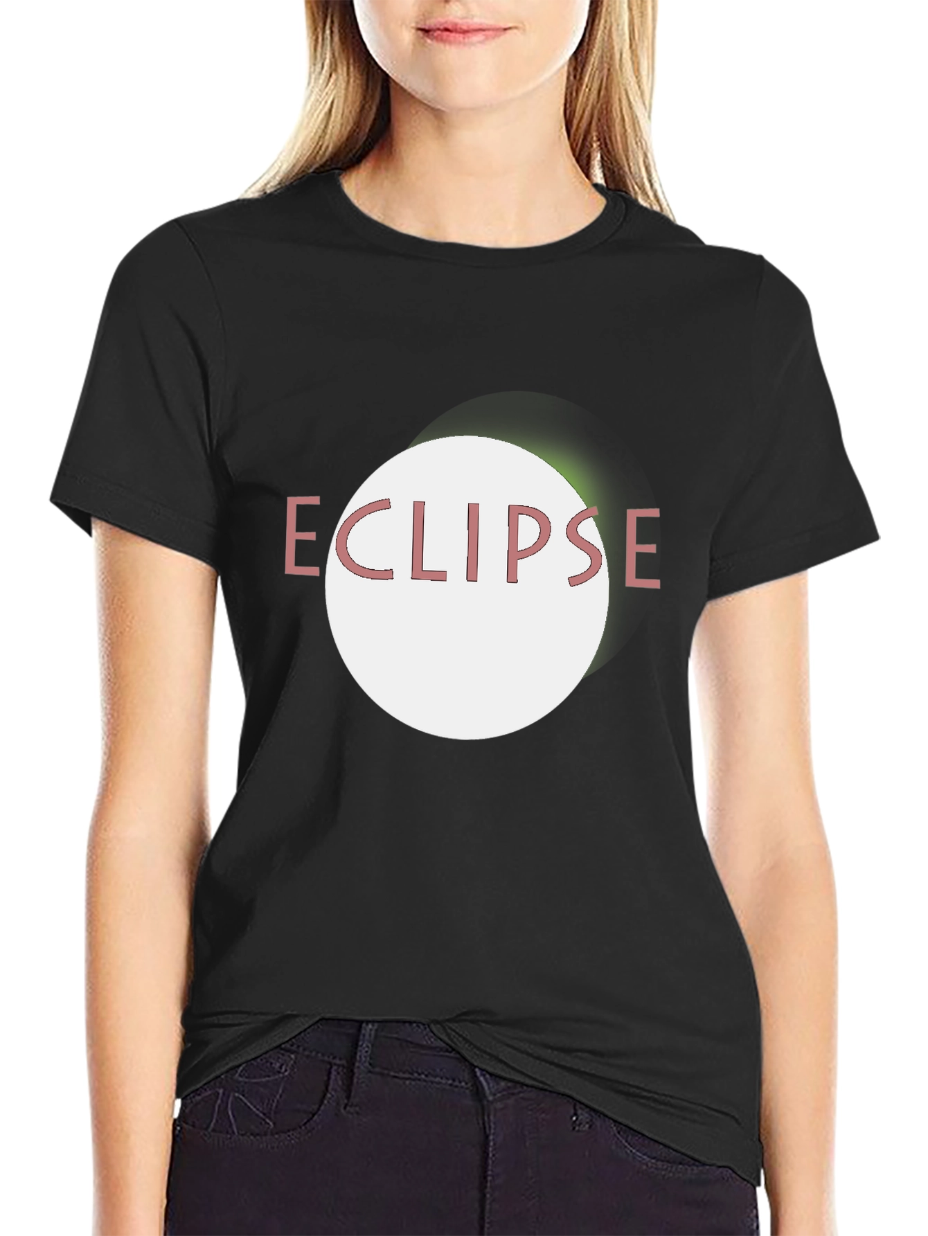 Eclipse Graphic Tee - Modern Print T-Shirt