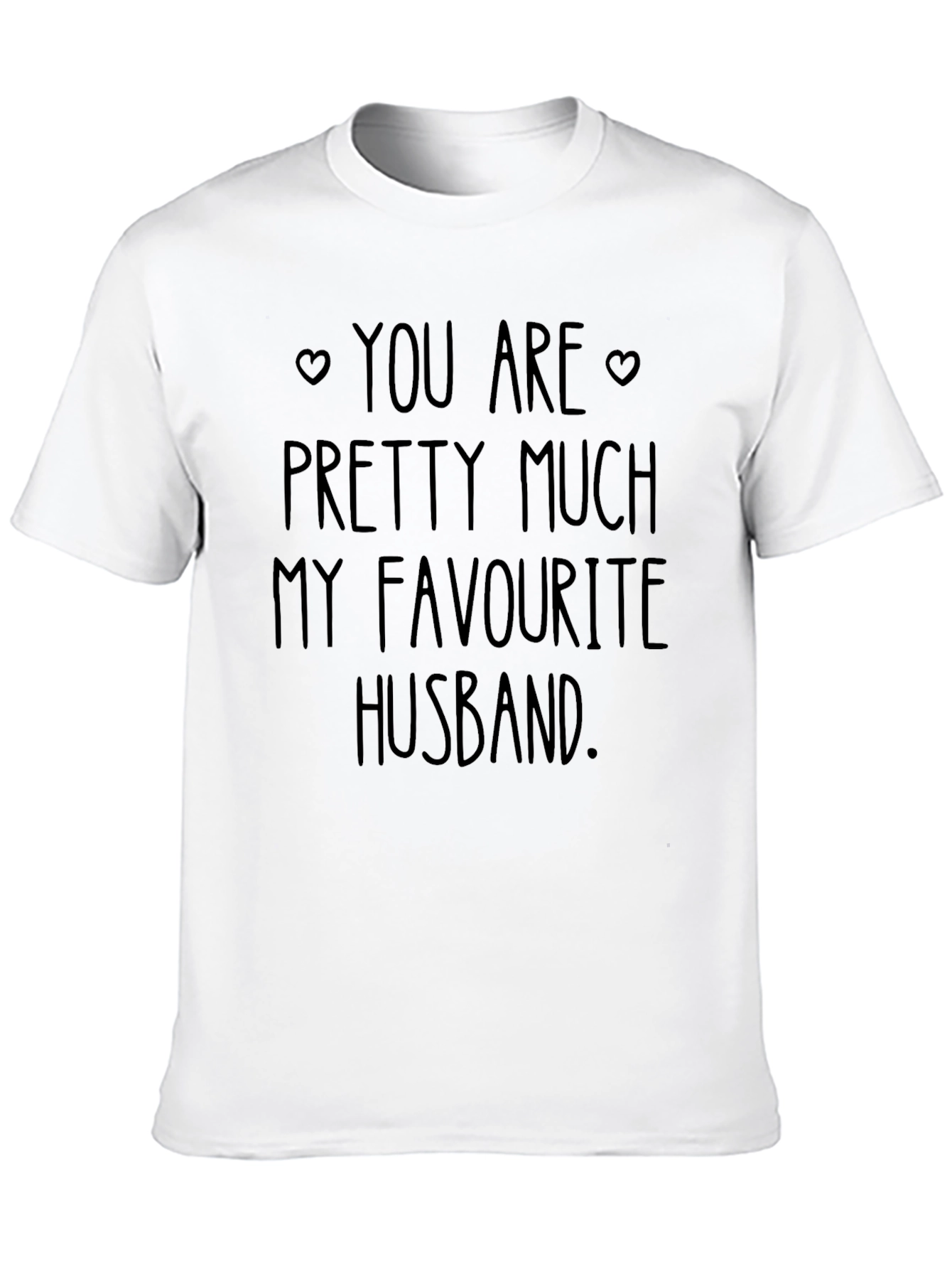 Favorite Husband Graphic Tee - Cute Anniversary Gift