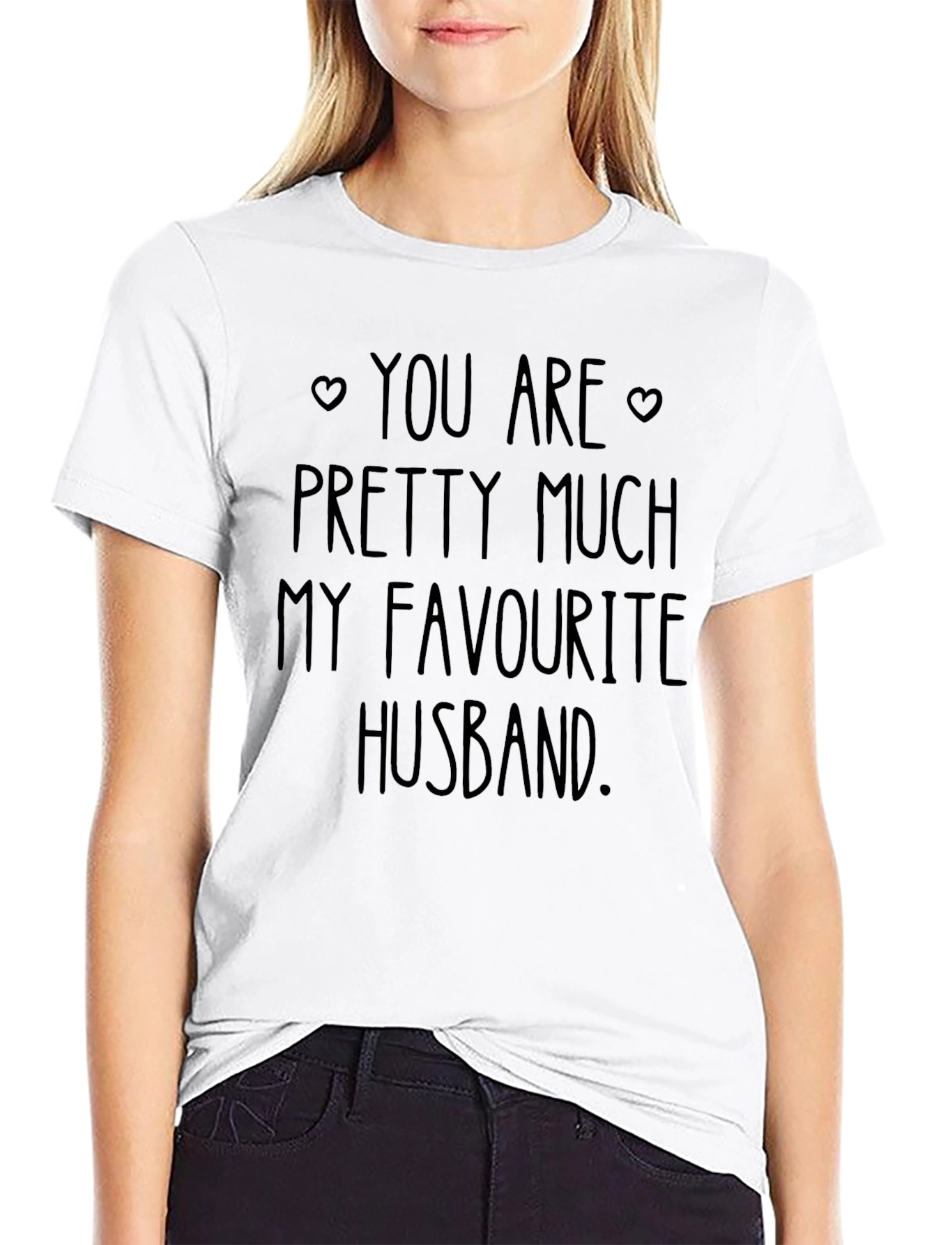 Favorite Husband Graphic Tee - Cute Anniversary Gift