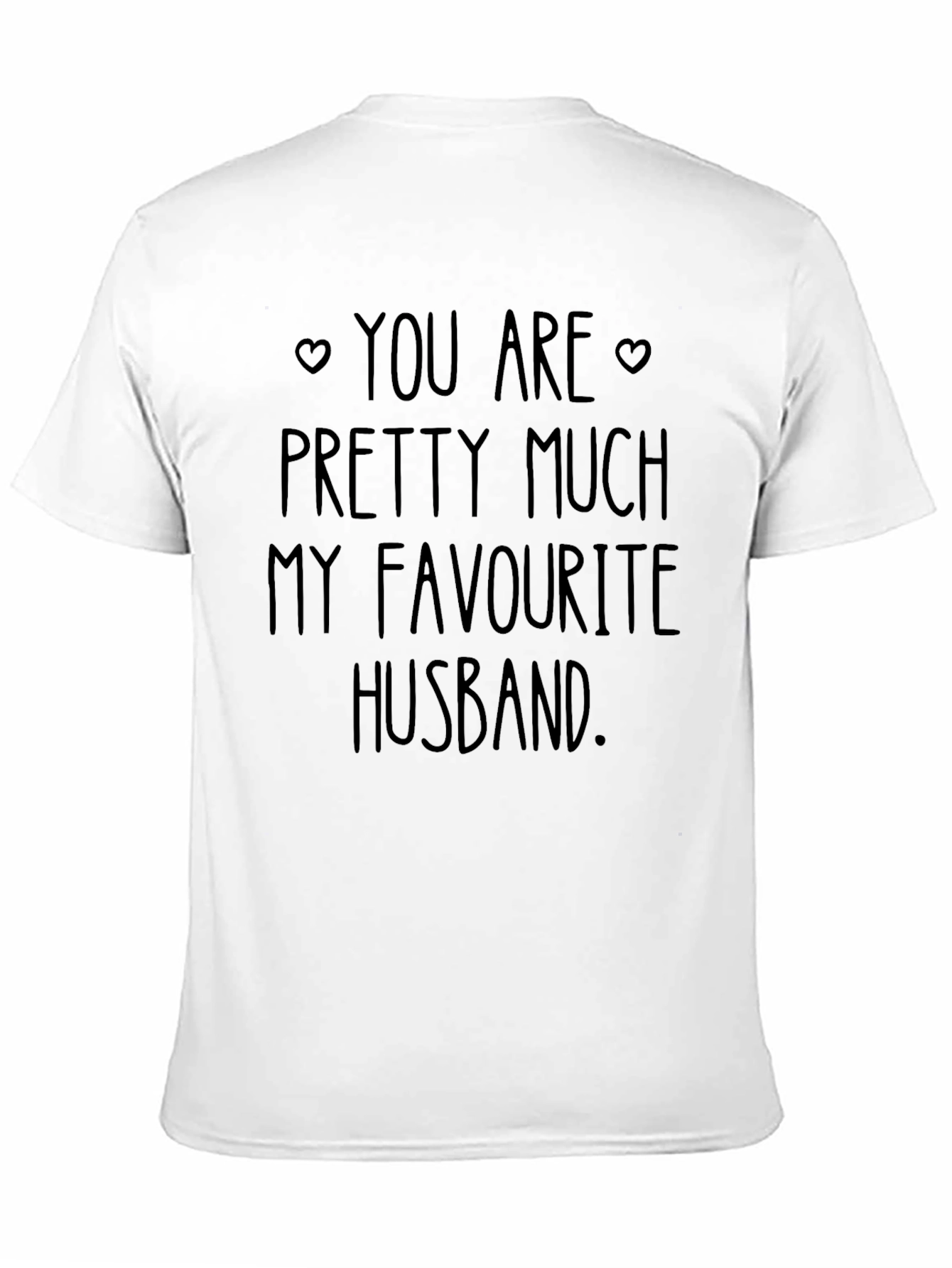 Favorite Husband Graphic Tee - Cute Anniversary Gift