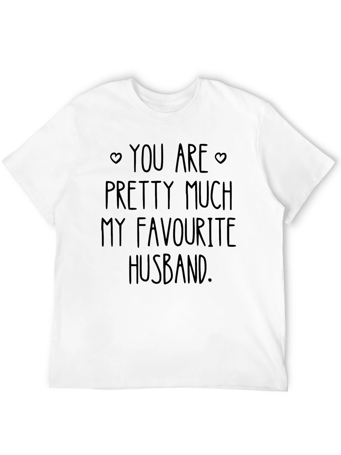 Favorite Husband Graphic Tee - Cute Anniversary Gift