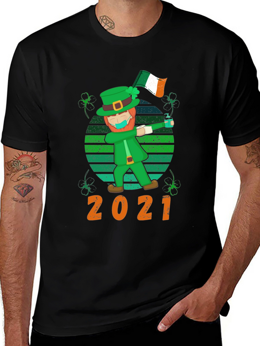 St. Patricks Day 2021 Leprechaun Dab T-Shirt