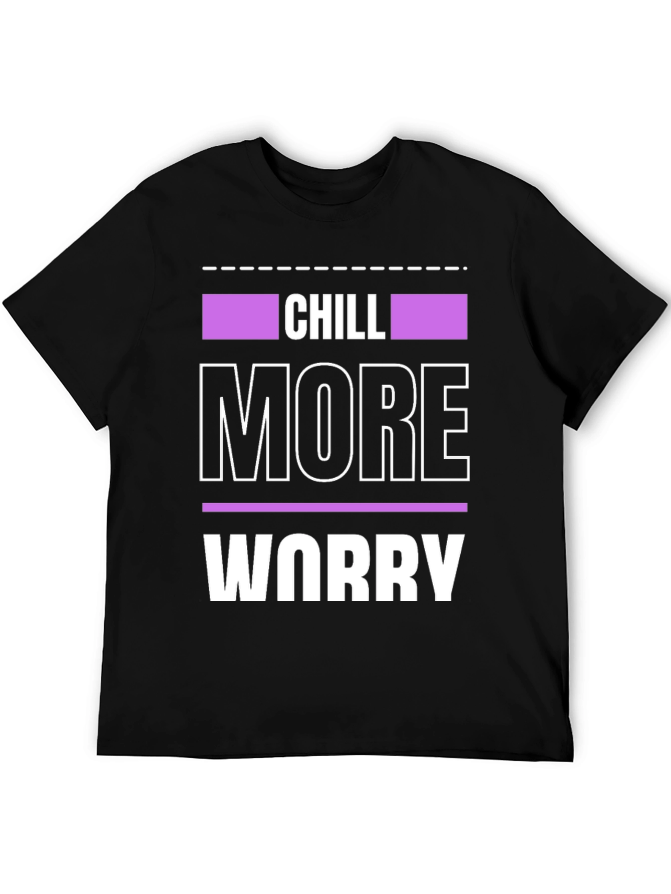 Chill More Worry Less Graphic Tee