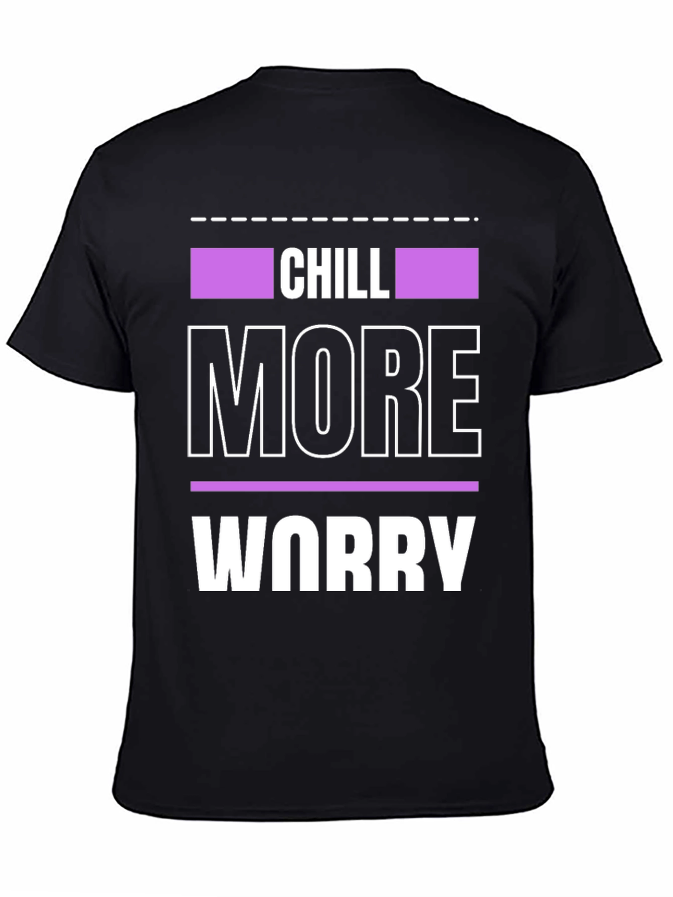 Chill More Worry Less Graphic Tee