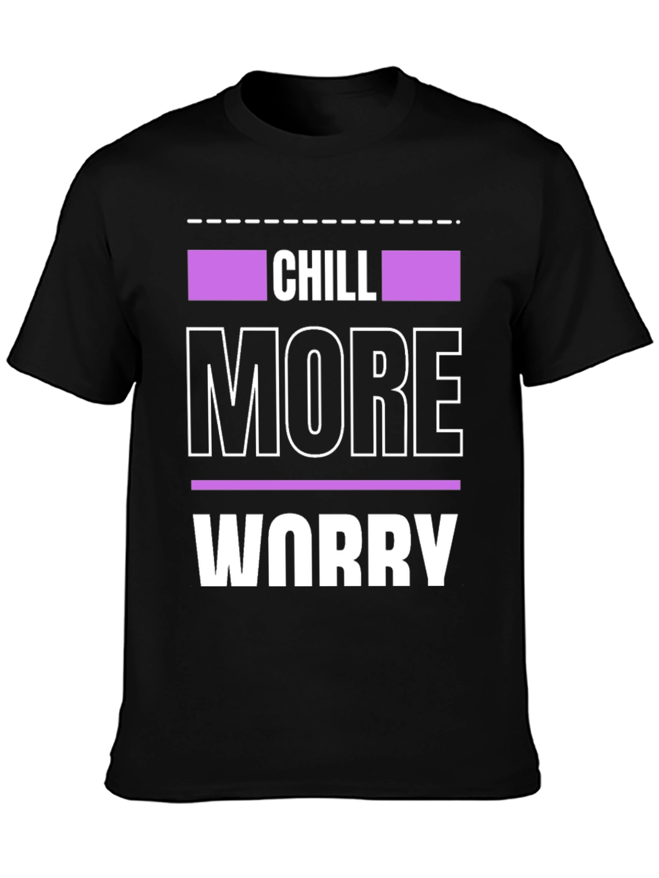 Chill More Worry Less Graphic Tee