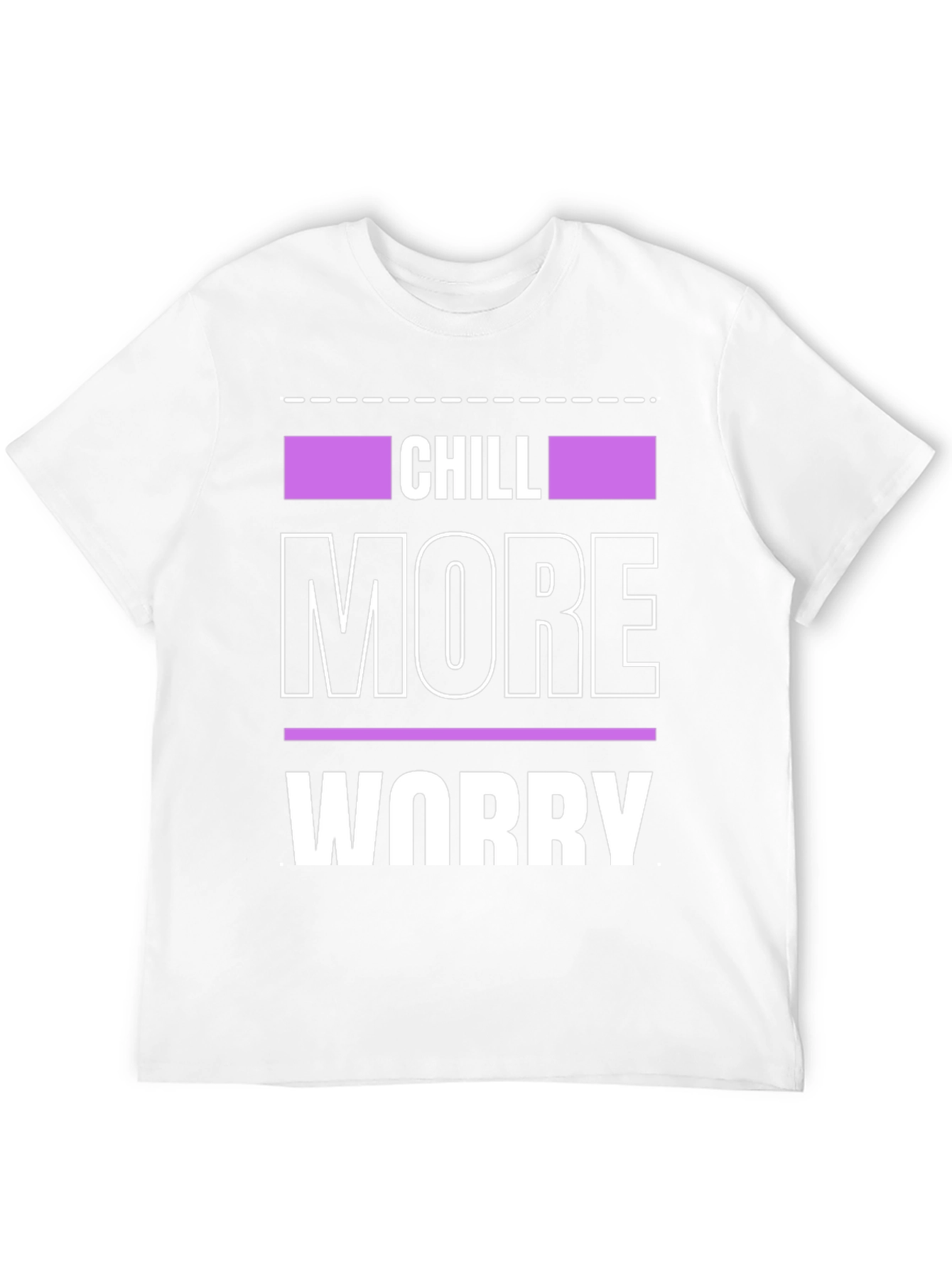 Chill More Worry Less Graphic Tee