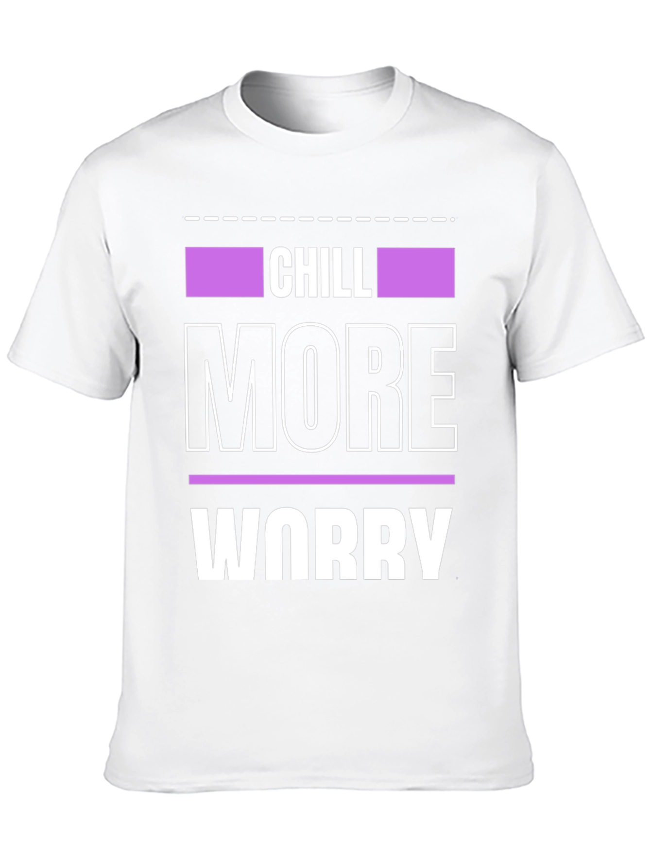 Chill More Worry Less Graphic Tee