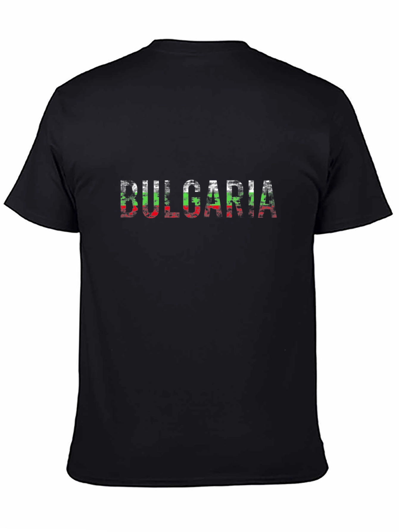 Bulgaria Flag T-Shirt - Black Graphic Tee