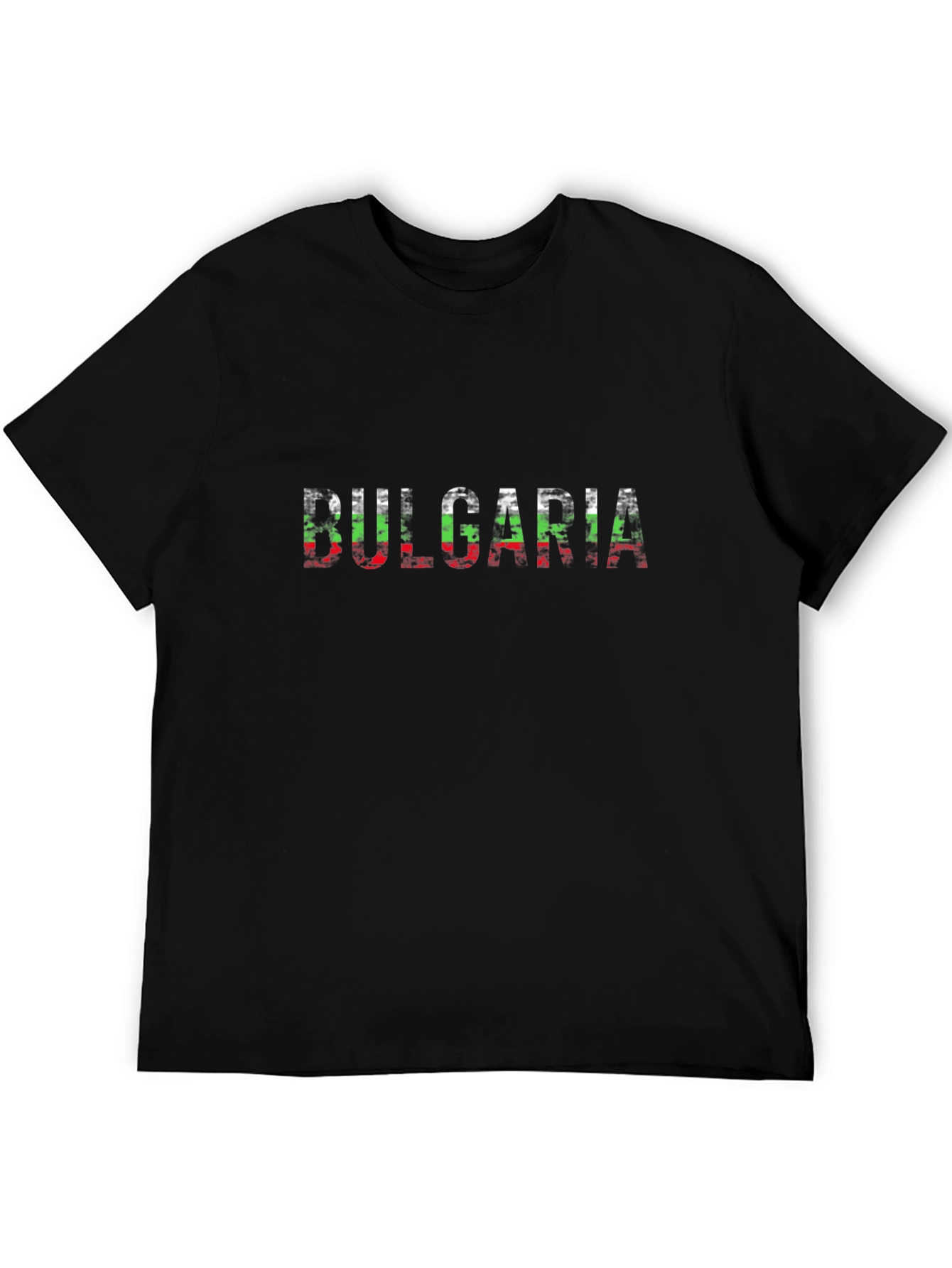 Bulgaria Flag T-Shirt - Black Graphic Tee