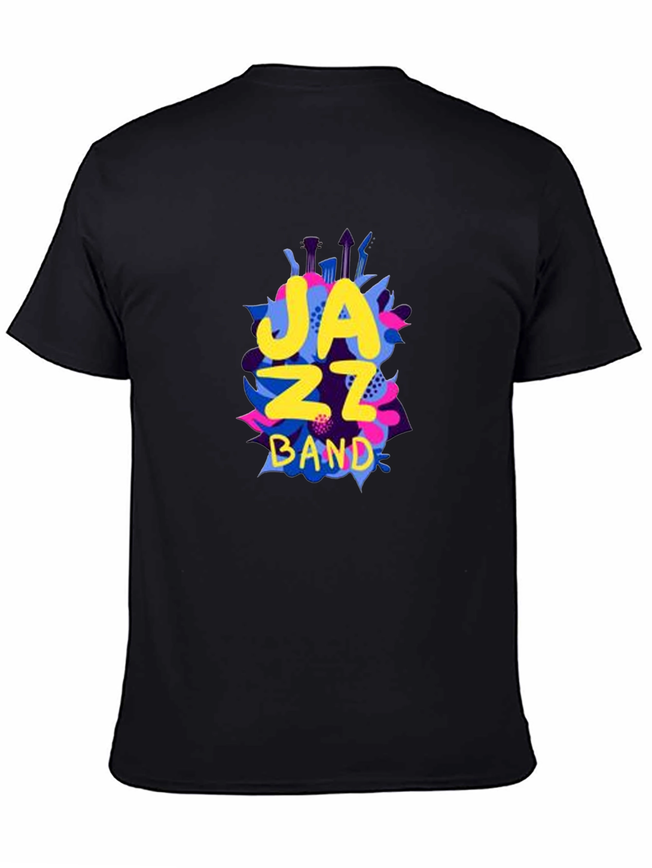 Jazz Band Graphic T-Shirt - Unisex Cotton Tee