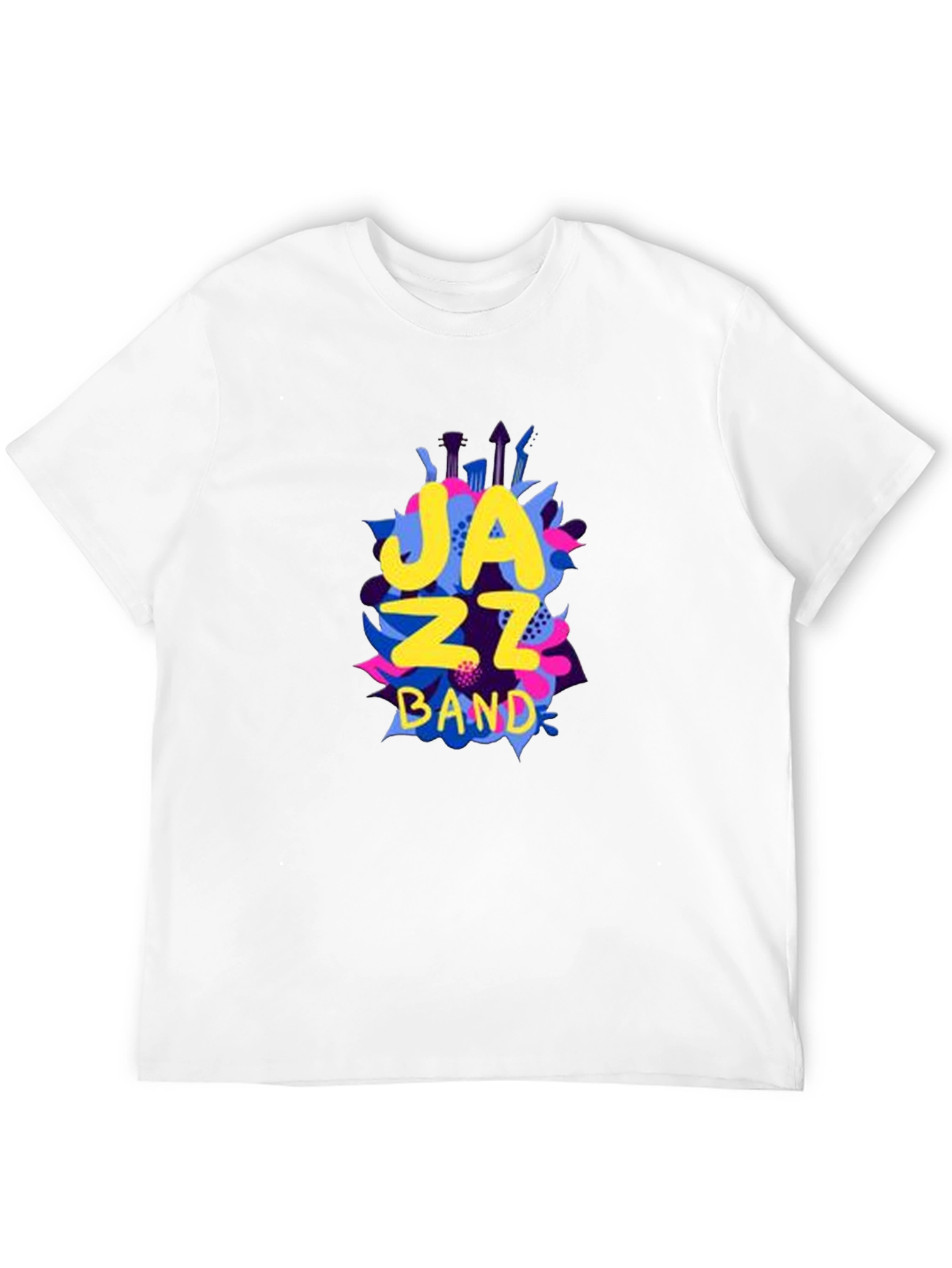 Jazz Band Graphic T-Shirt - Unisex Cotton Tee