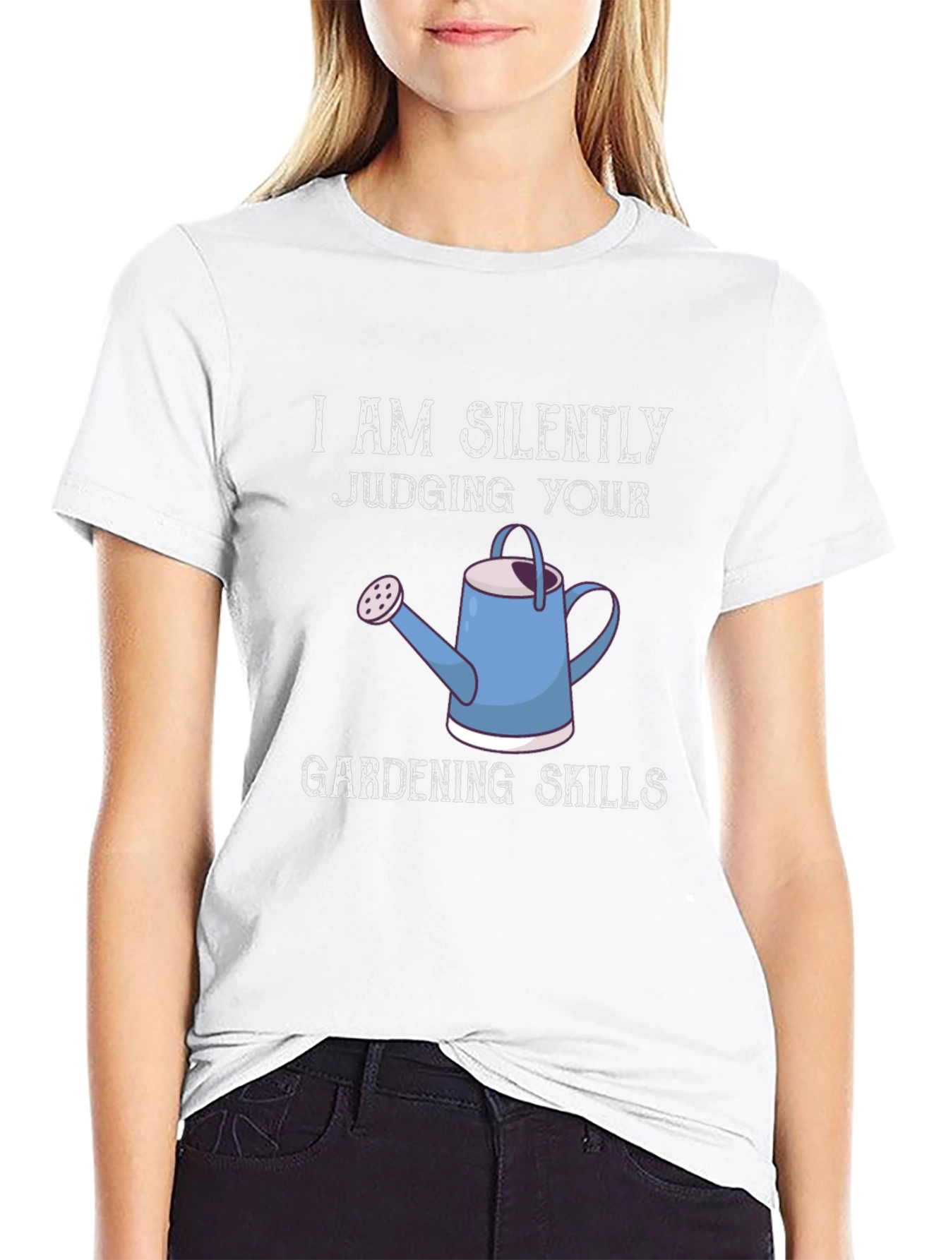 Silently Judging Gardening Skills T-Shirt