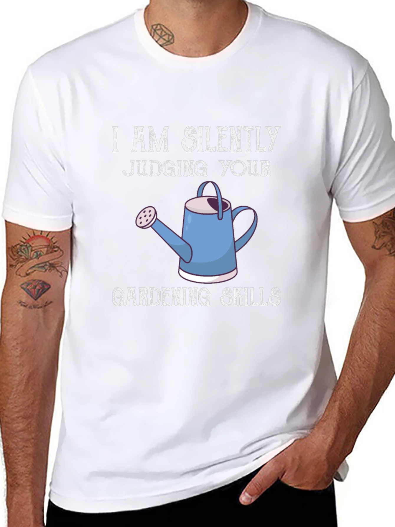 Silently Judging Gardening Skills T-Shirt