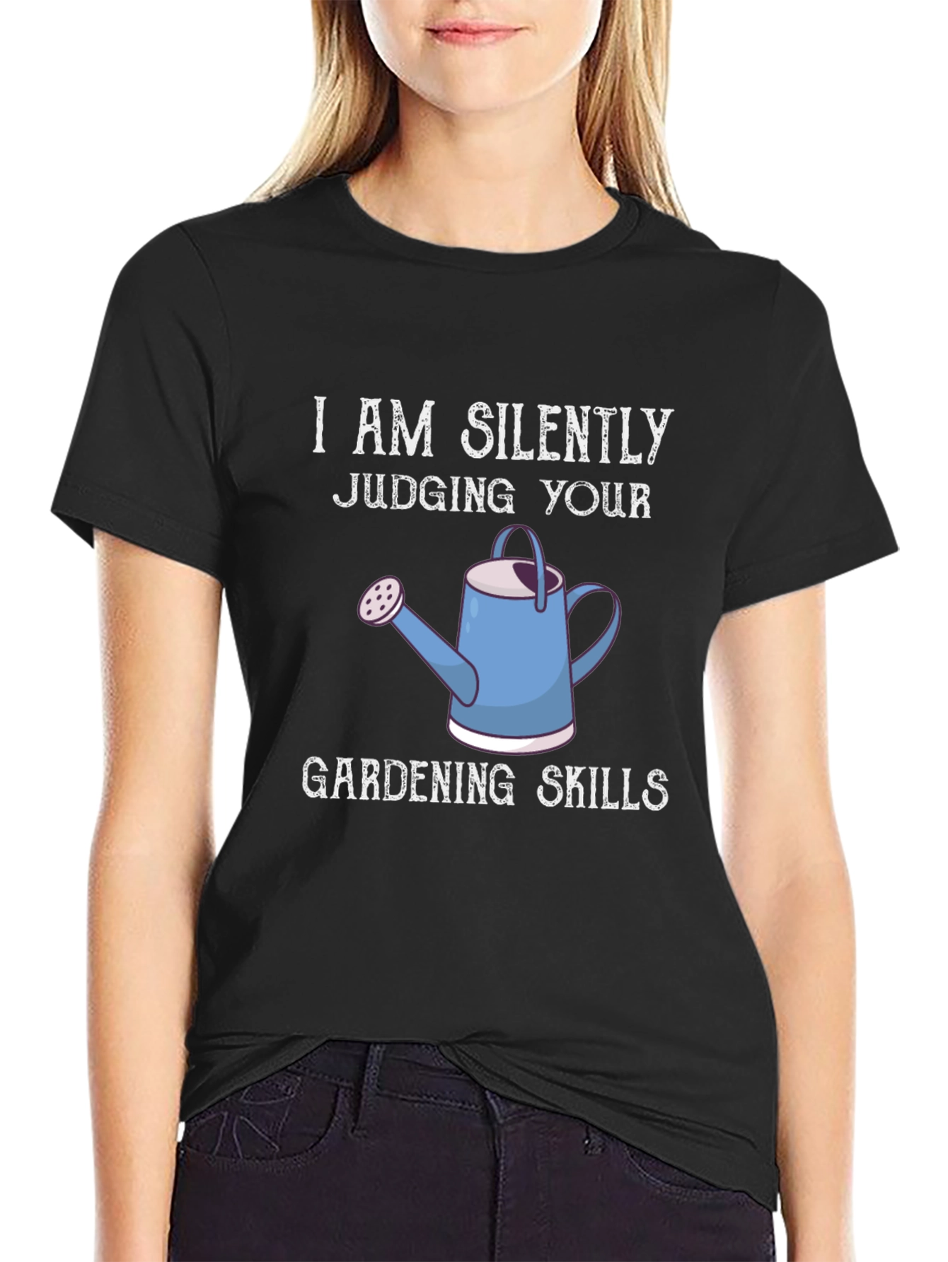 Silently Judging Gardening Skills T-Shirt