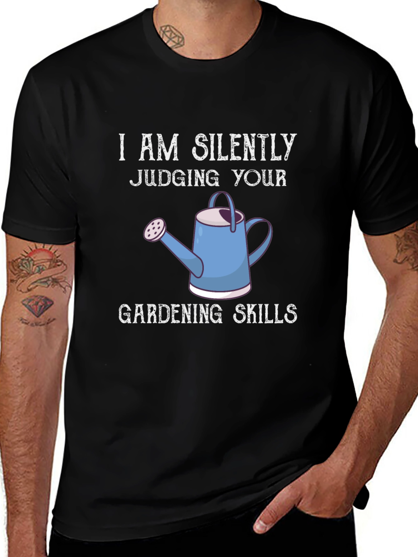 Silently Judging Gardening Skills T-Shirt