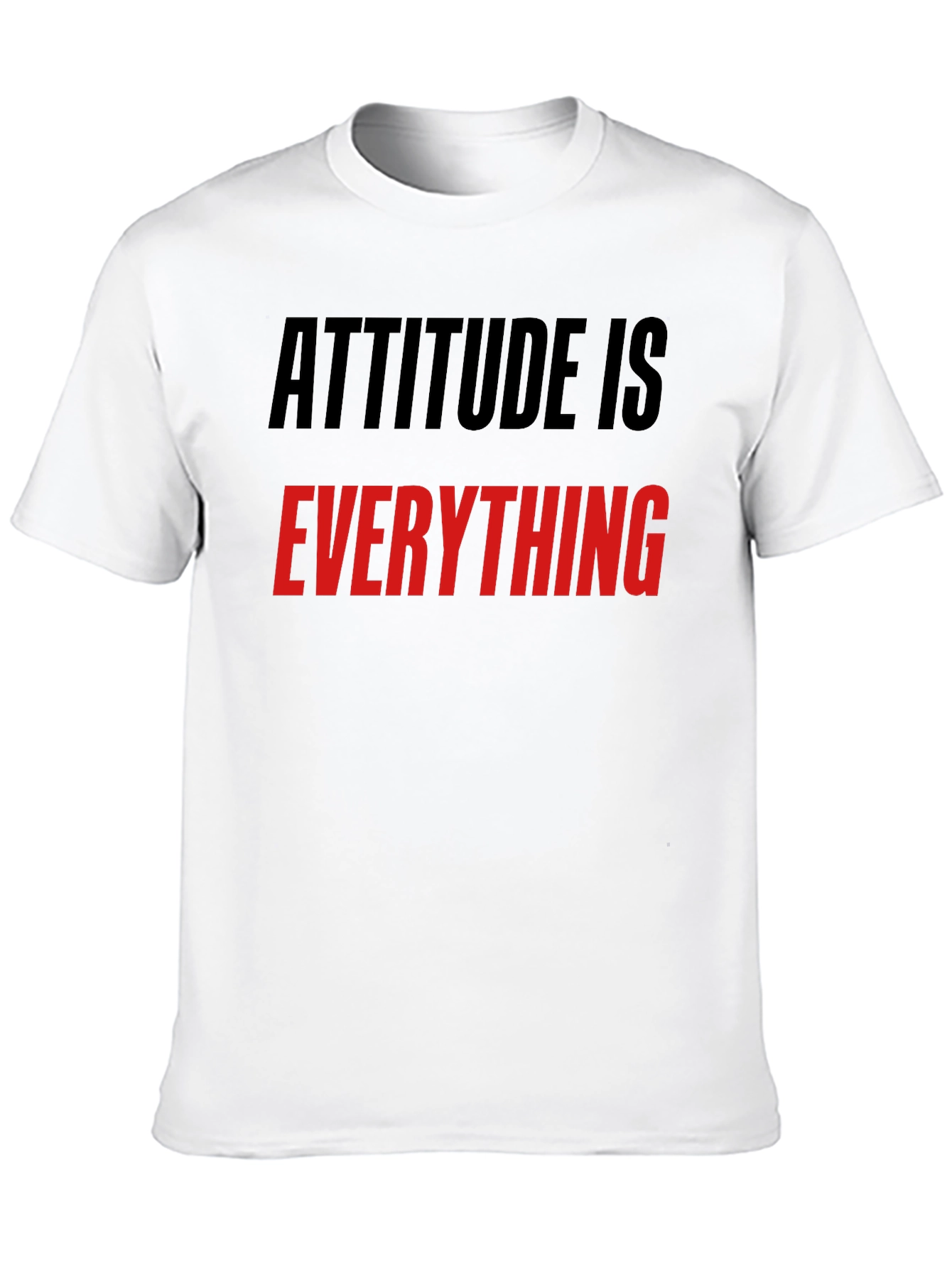 Attitude is Everything Black Graphic Tee