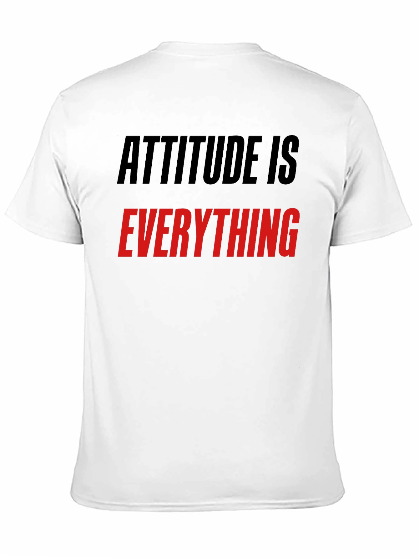 Attitude is Everything Black Graphic Tee