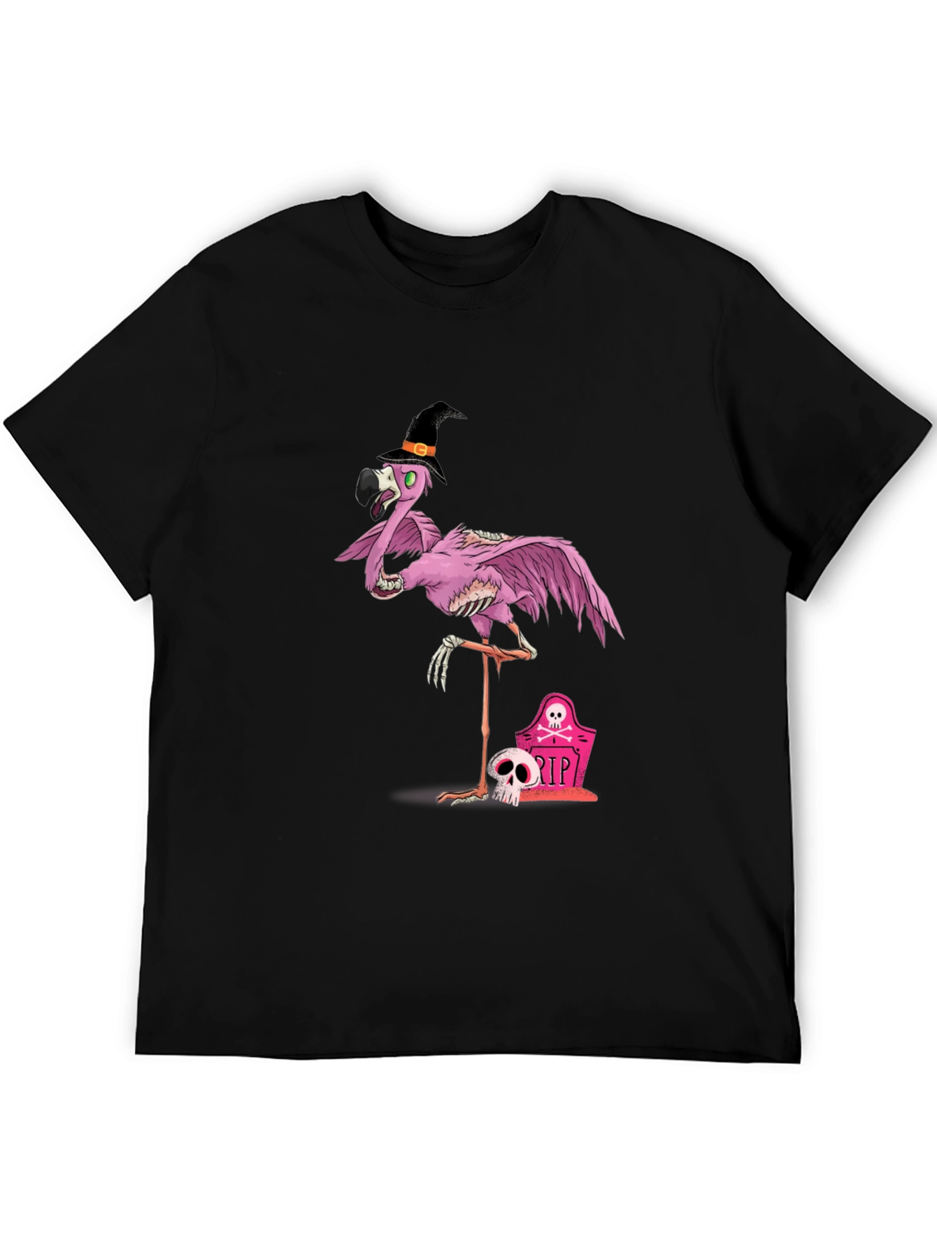 Halloween Flamingo T-Shirt - Spooky Style