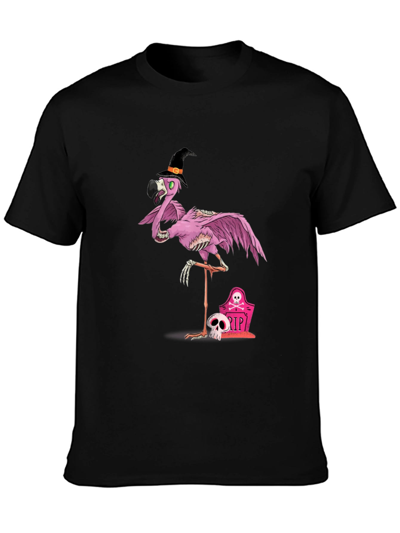 Halloween Flamingo T-Shirt - Spooky Style
