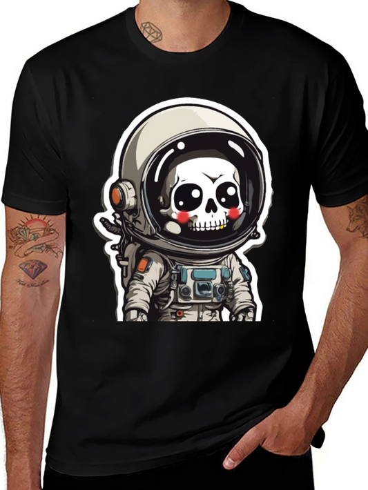 Astronaut Skull Graphic Tee