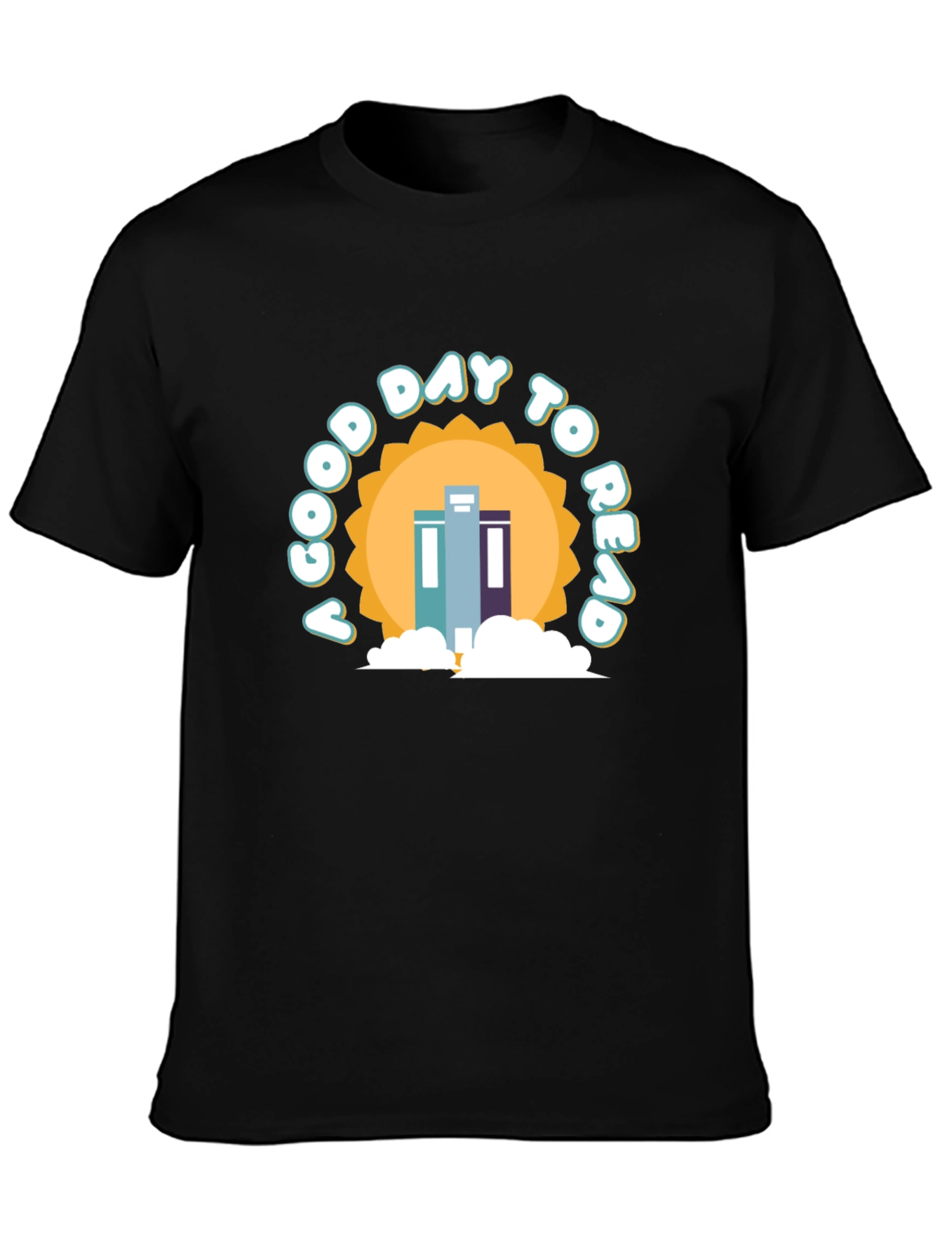 A Good Day to Read Black T-Shirt